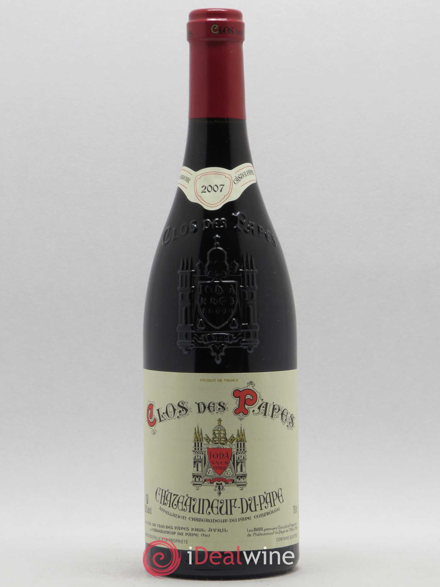 Châteauneuf-du-Pape Clos des Papes - Paul Avril 2007 - Lot de 1 bouteille - 0