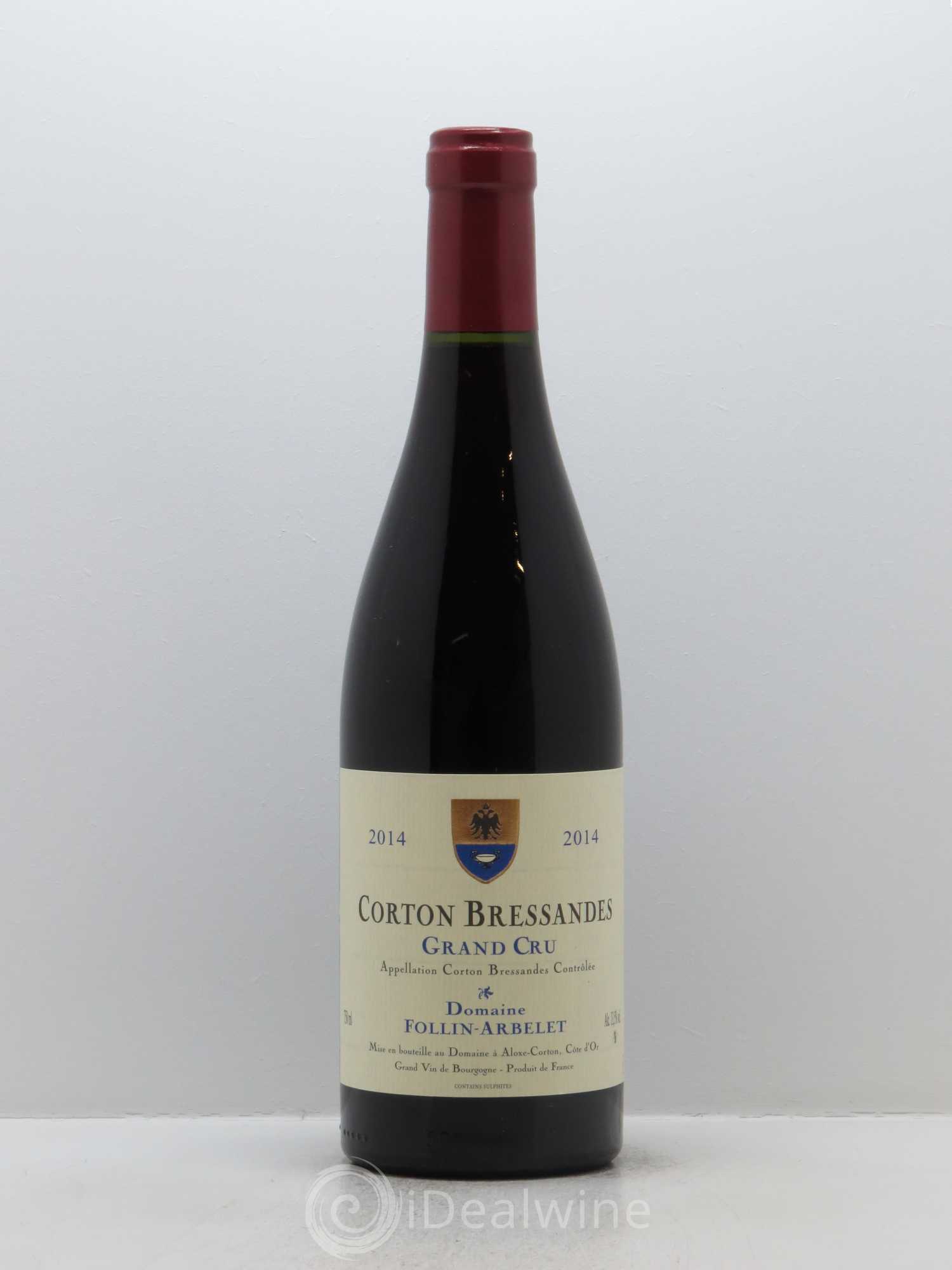 Corton Grand Cru Bressandes Follin-Arbelet (Domaine) 2014 - Lot de 1 bouteille - 0