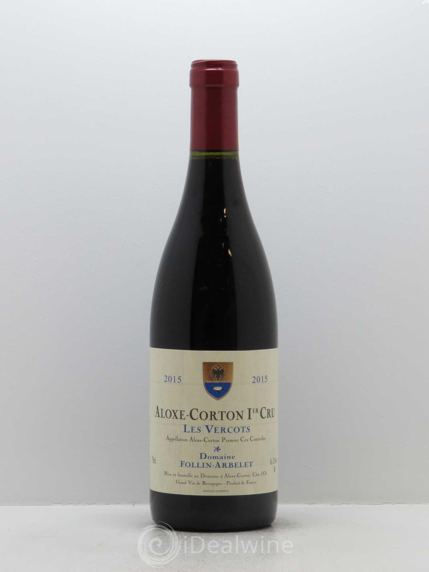 Aloxe-Corton 1er Cru Les Vercots Follin-Arbelet (Domaine) 2015 - Lot de 1 bouteille - 0