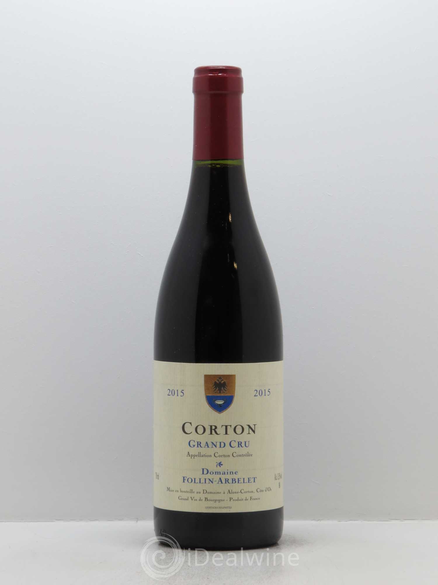 Corton Grand Cru Follin-Arbelet (Domaine) 2015 - Lot de 1 bouteille - 0
