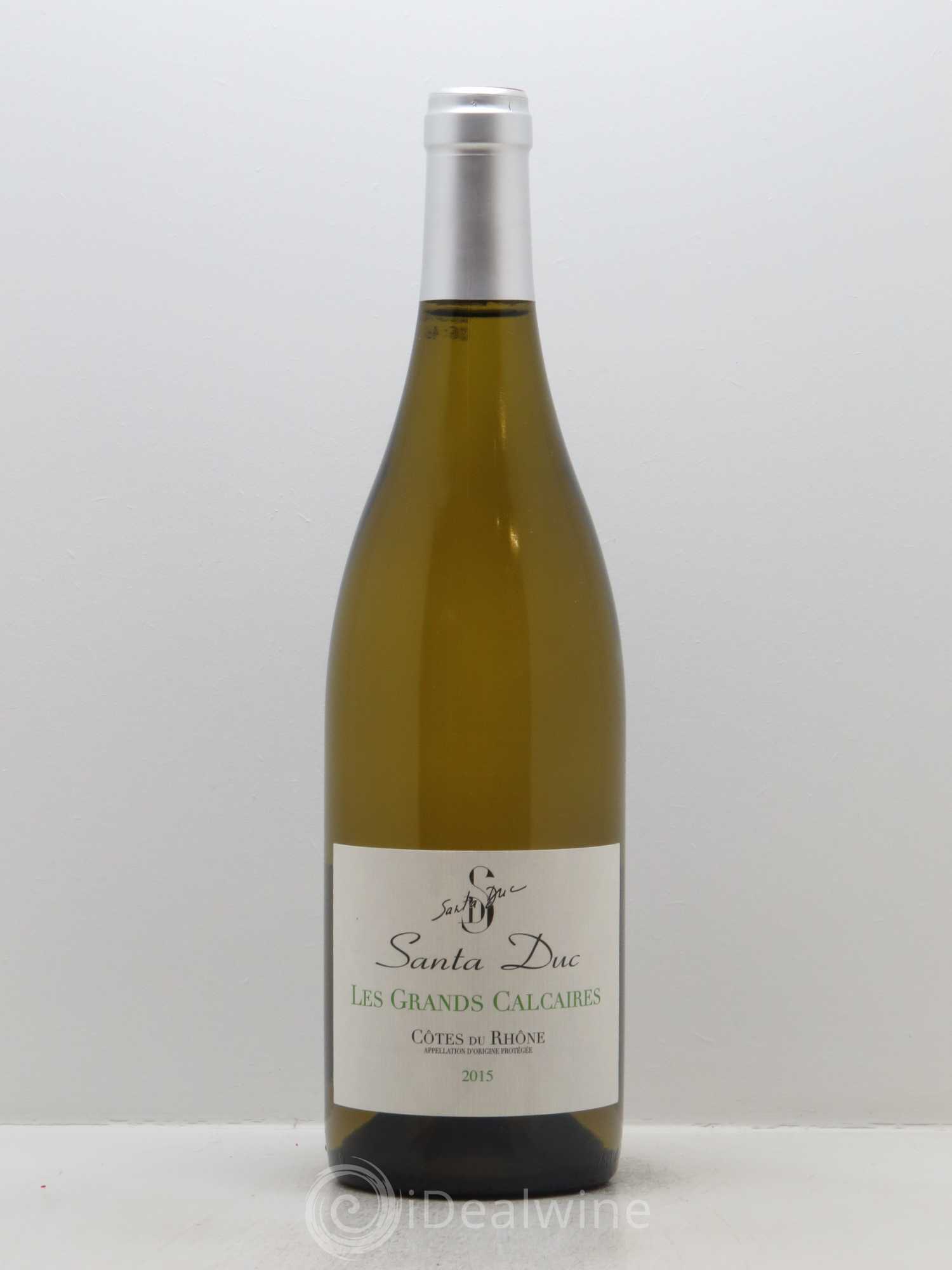 Côtes-du-Rhône Santa Duc (Domaine) Les Grands Calcaires Famille Gras 2015 - Lot de 1 bouteille - 0