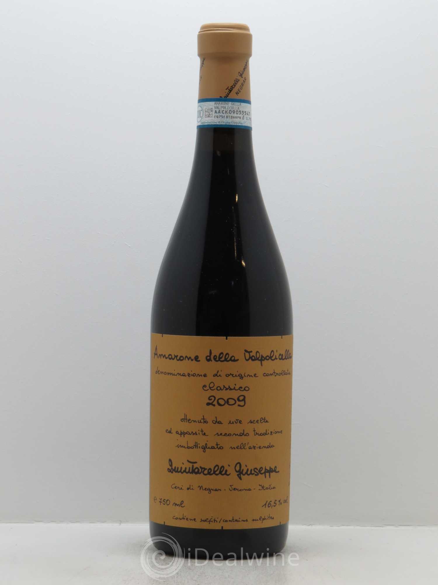 Amarone della Valpolicella Classico Superiore DOCG Giuseppe Quintarelli 2009 - Lot de 1 bouteille - 0