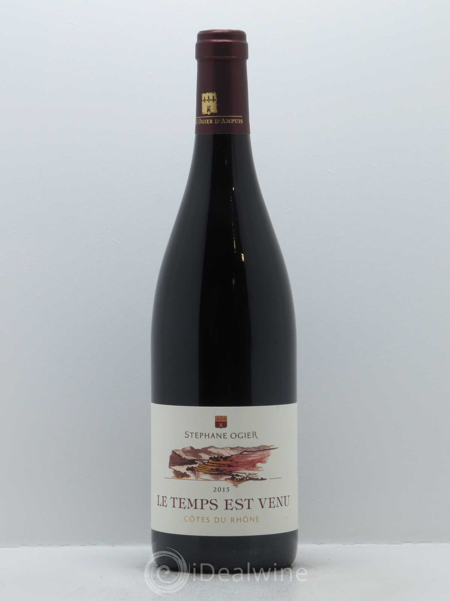 Côtes-du-Rhône Le Temps est Venu Stéphane Ogier 2015 - Lot de 1 bouteille - 0