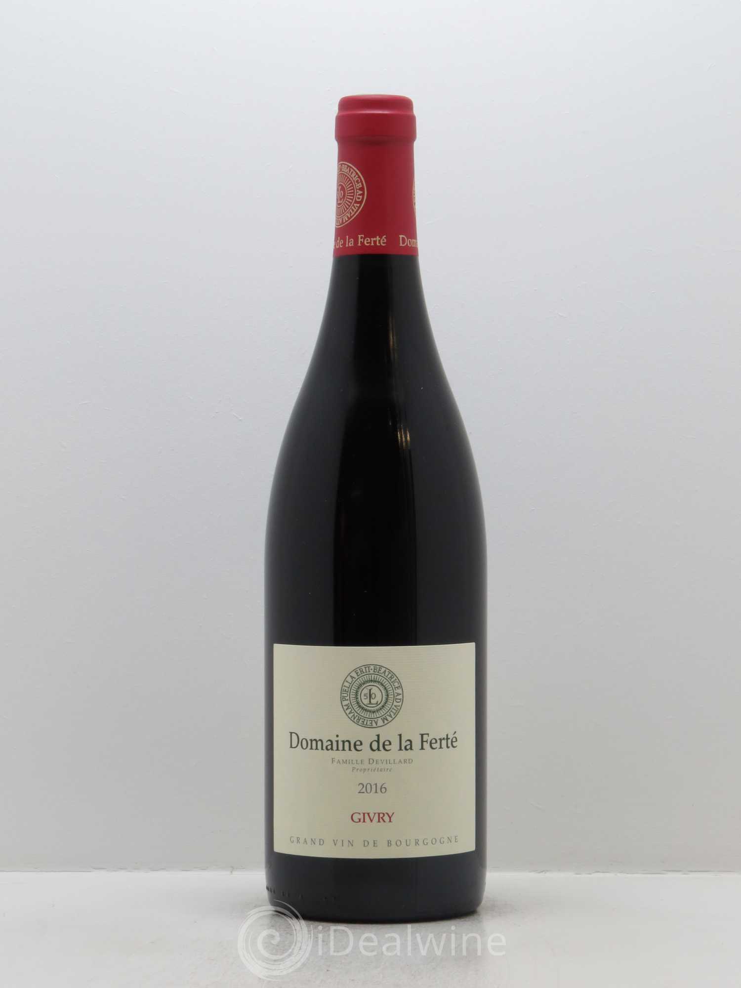 Givry Domaine de la Ferté 2016 - Lot de 1 bouteille - 0