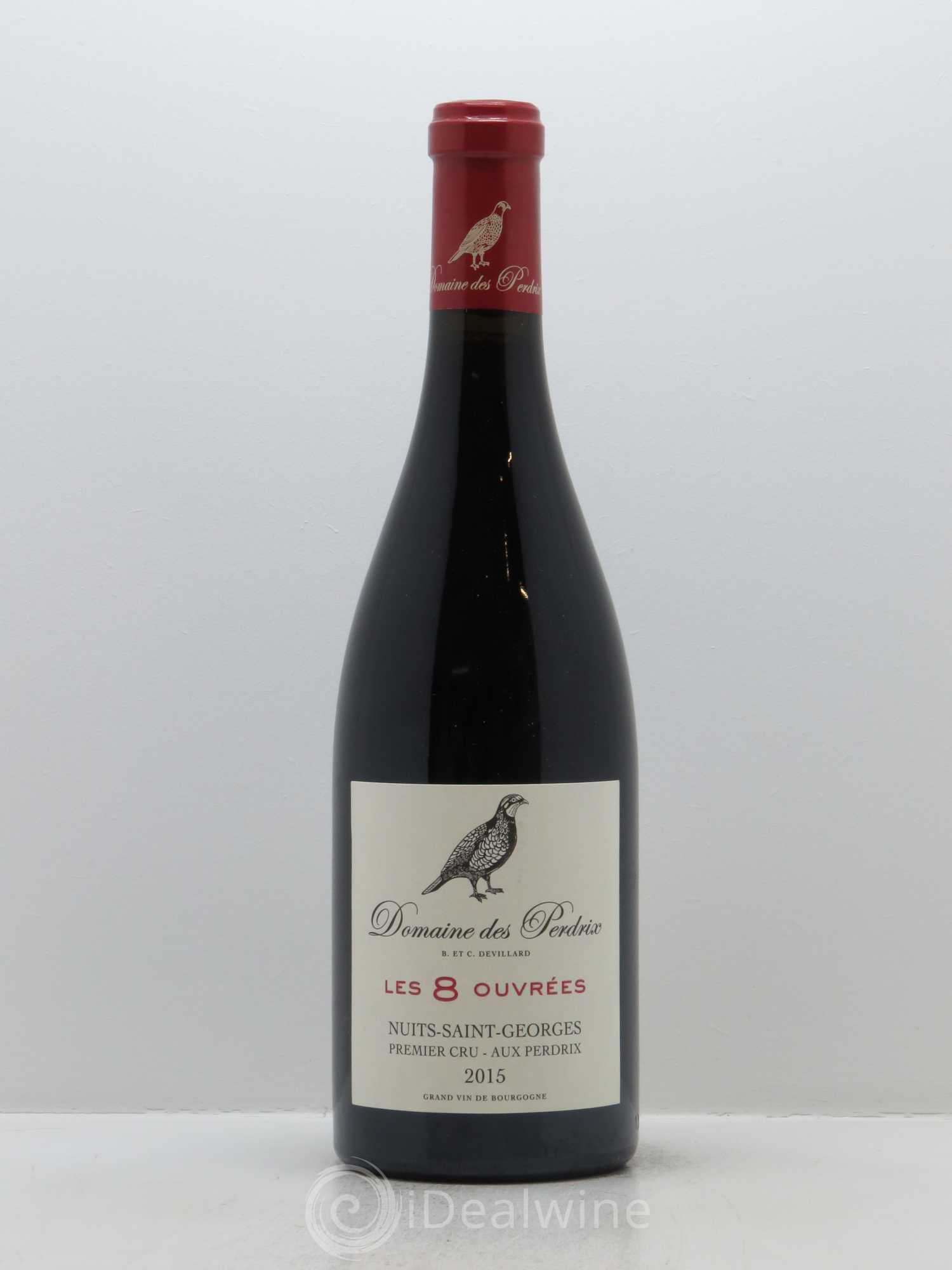 Nuits-Saint-Georges 1er Cru Aux Perdrix Les 8 Ouvrées Perdrix (Domaine des) 2015 - Lot de 1 bouteille - 0
