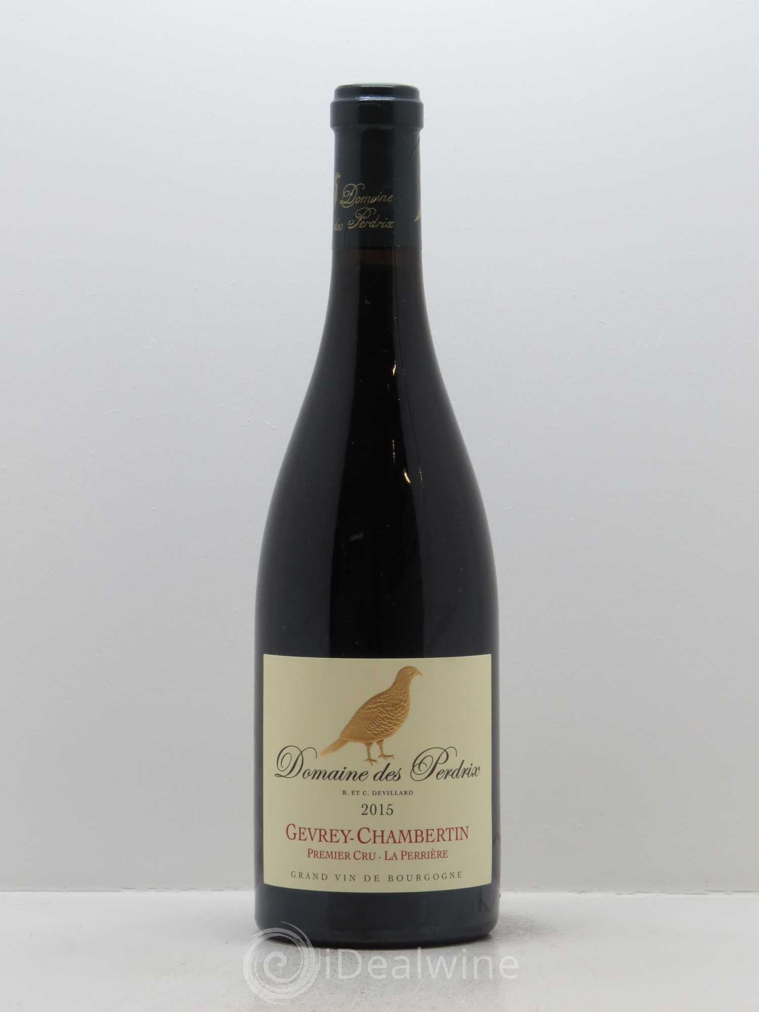 Gevrey-Chambertin 1er Cru La Perrière Perdrix (Domaine des) 2015 - Lot de 1 bouteille - 0