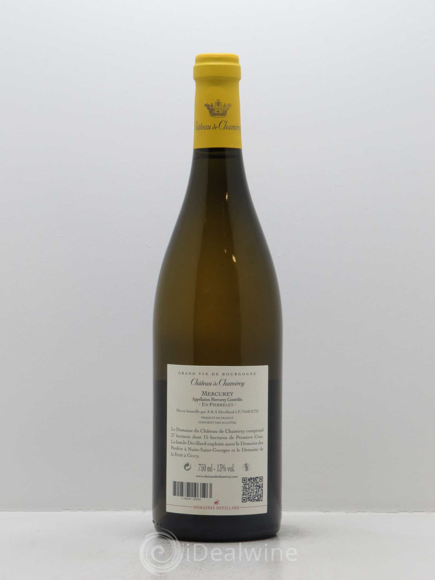 Mercurey En Pierrelet Château de Chamirey 2015 - Lot de 1 bouteille - 1