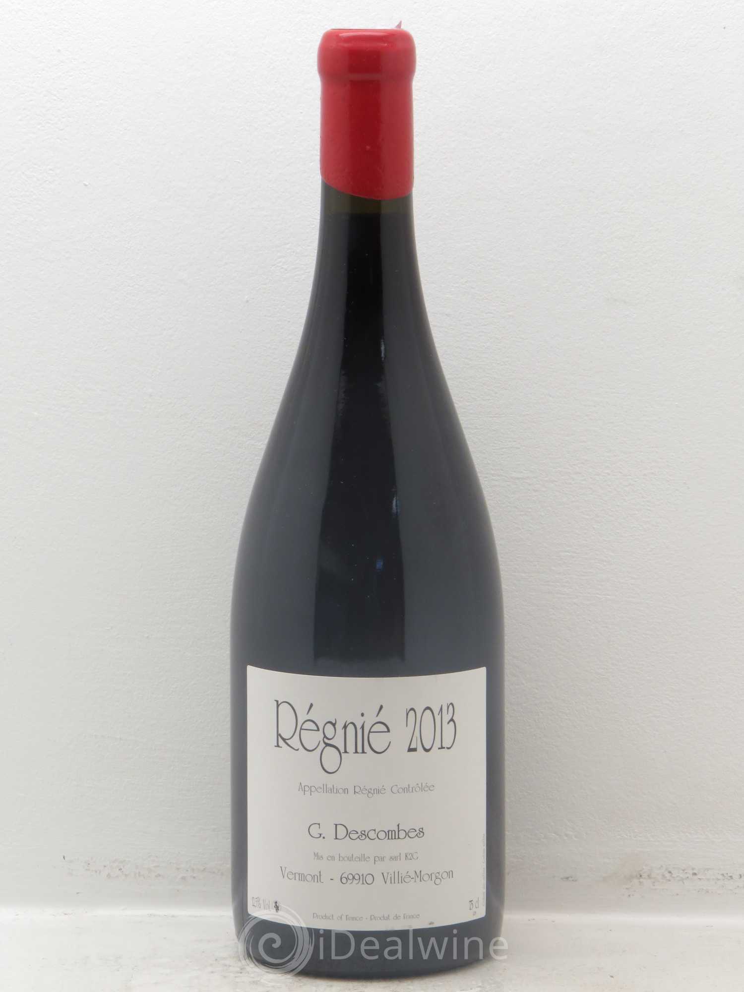 Régnié Vieilles Vignes Georges Descombes (Domaine) 2013 - Lot de 1 bouteille - 0