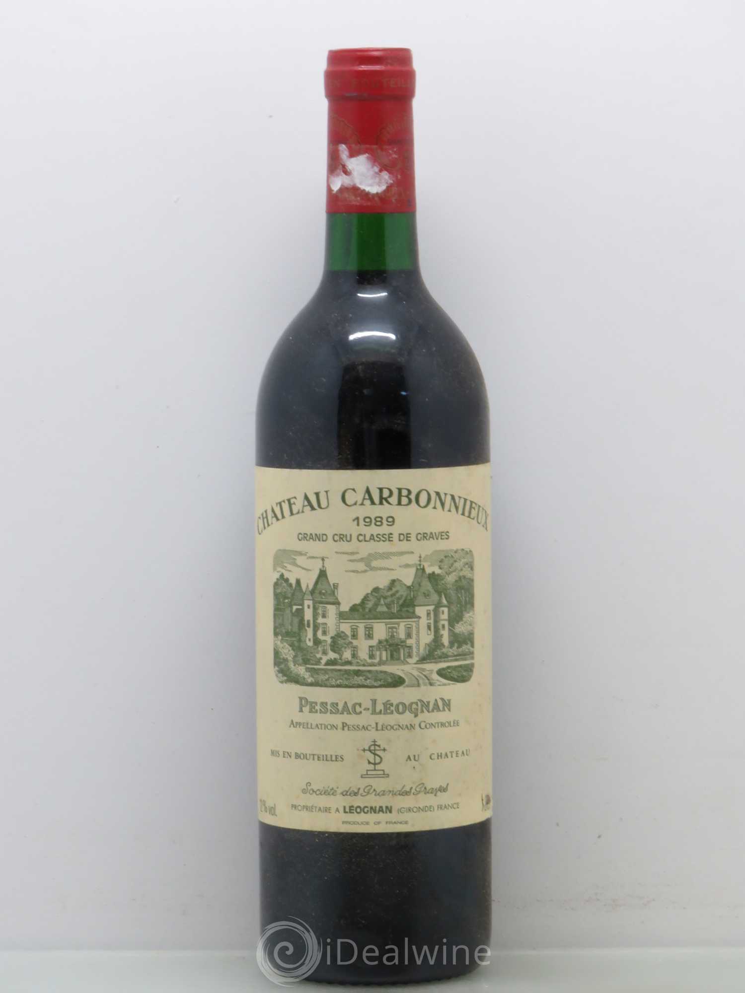 Château Carbonnieux Cru Classé de Graves 1989 - Lot de 1 bouteille - 0