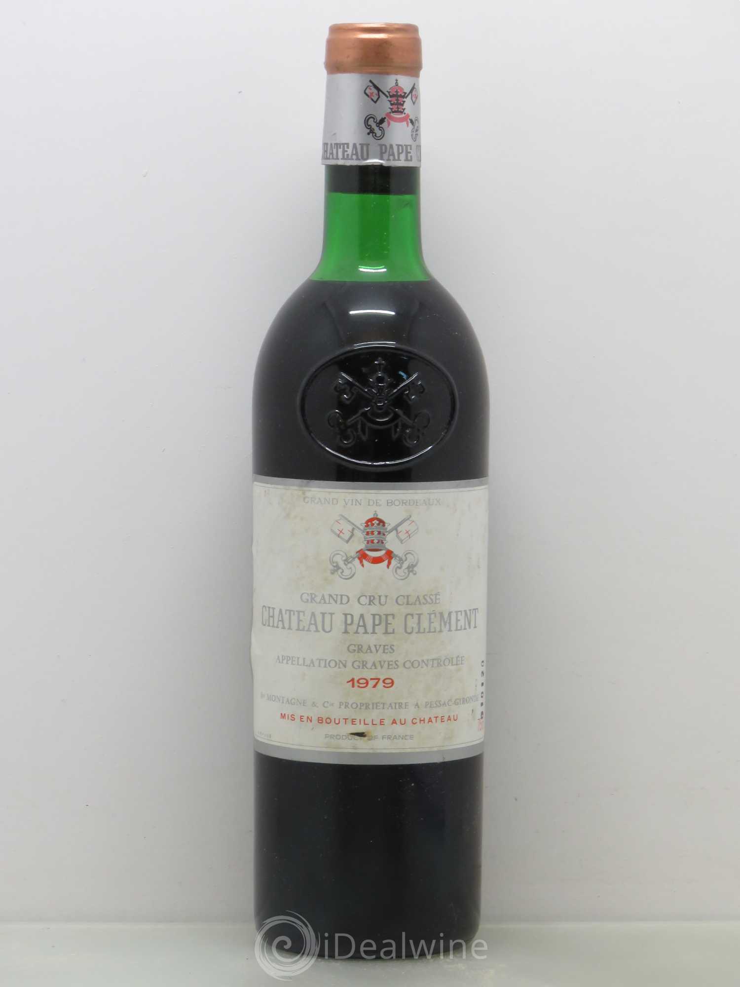 Château Pape Clément Cru Classé de Graves 1979 - Lot de 1 bouteille - 0