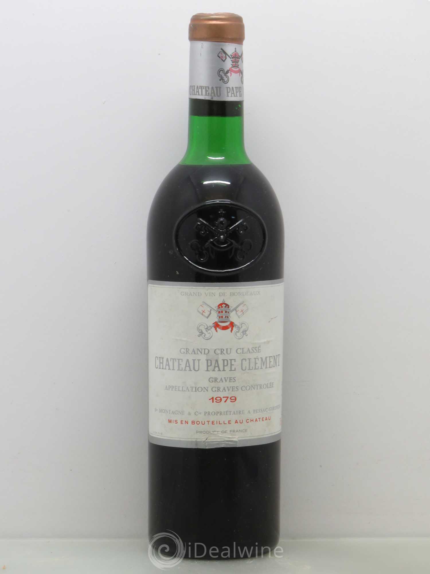 Château Pape Clément Cru Classé de Graves 1979 - Lot de 1 bouteille - 0