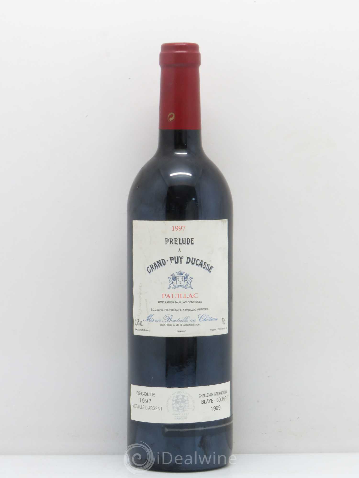 Prélude à Grand Puy Ducasse Second Vin 1997 - Lot de 1 bouteille - 0