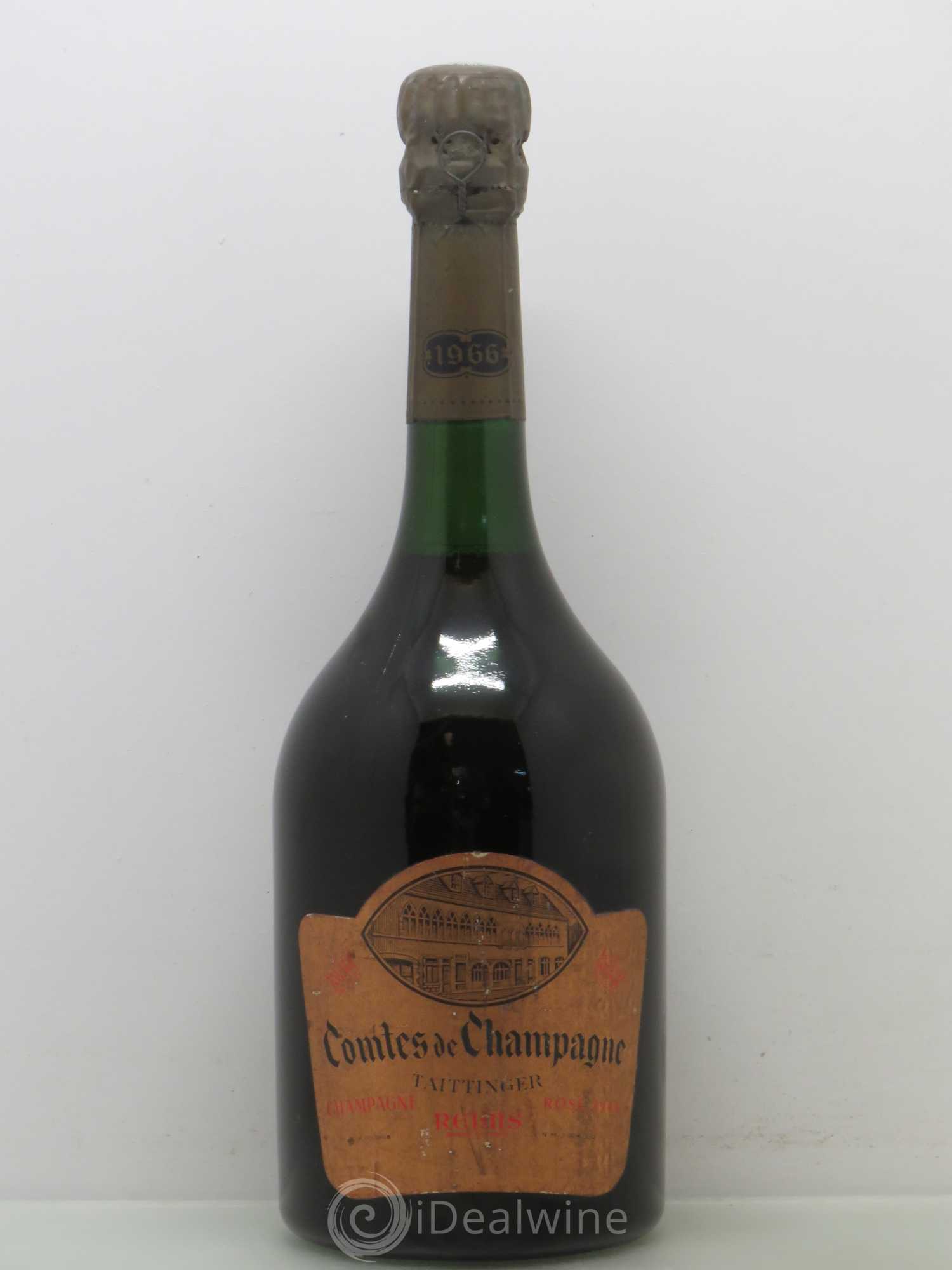 Comtes de Champagne Rosé Grand Cru Brut Taittinger 1966 - Lot de 1 bouteille - 0