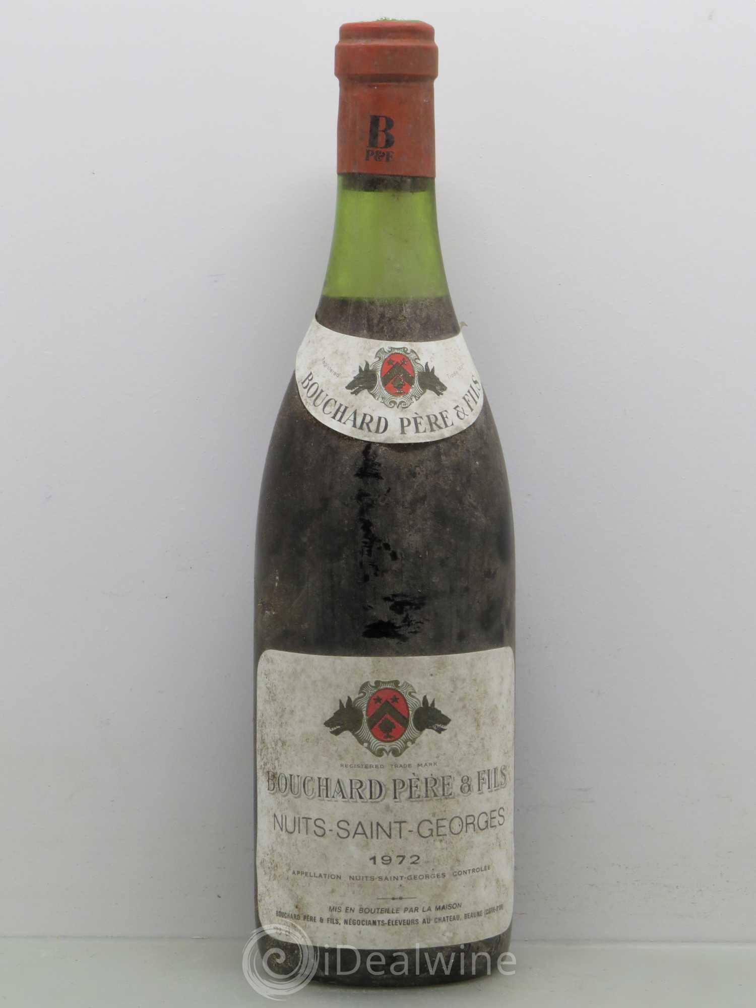 Nuits-Saint-Georges 1er Cru Bouchard Pere Et Fils 1972 - Lot de 1 bouteille - 0