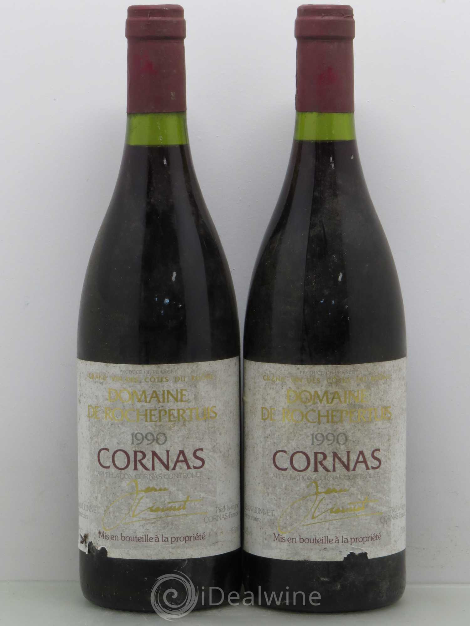 Côtes-du-Rhône Cornas domaine rochepertuis 1990 - Posten von 2 Flaschen - 0