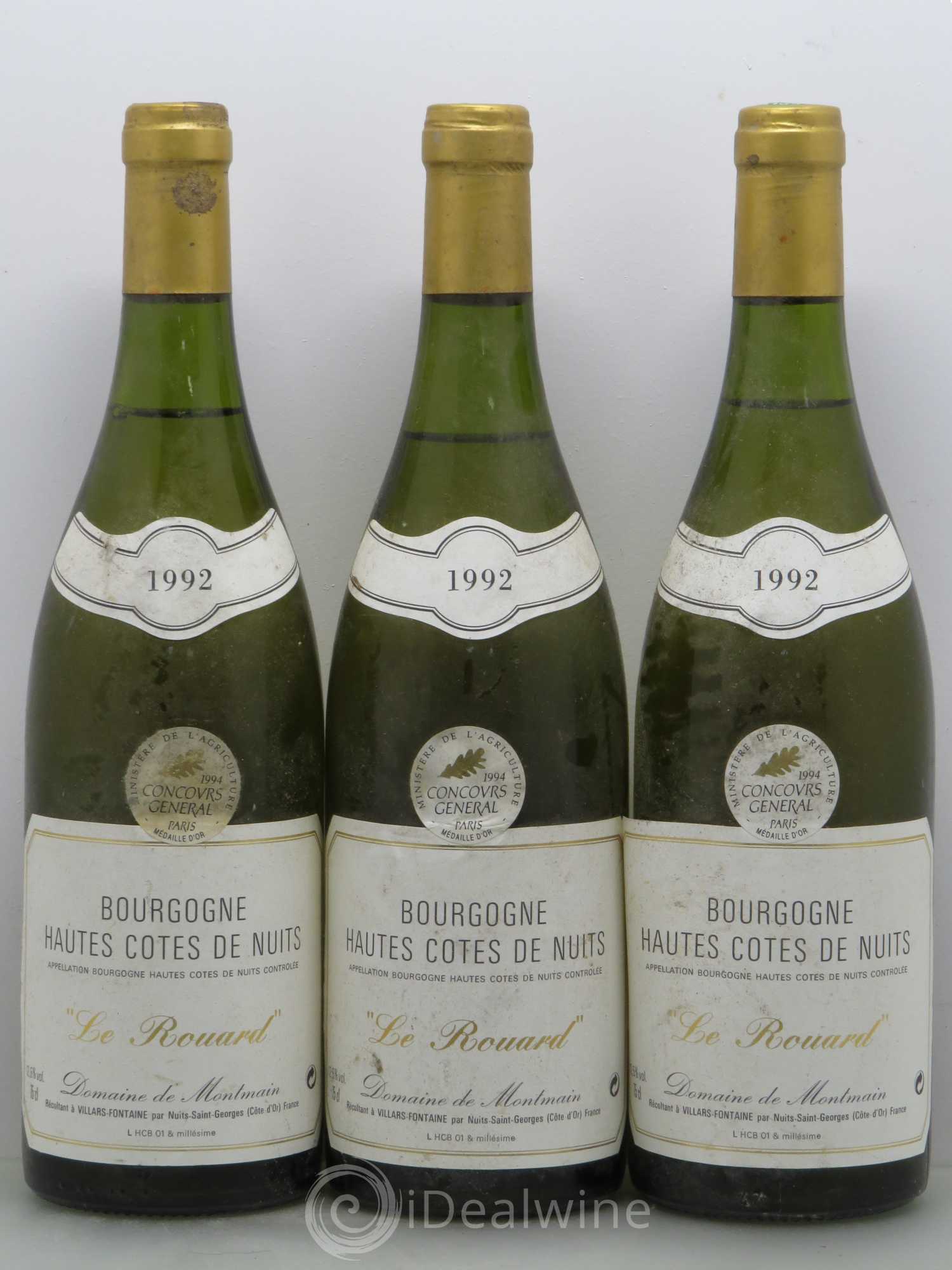 Hautes-Côtes de Nuits Le Rouard 1992 - Lot de 6 bouteilles - 2