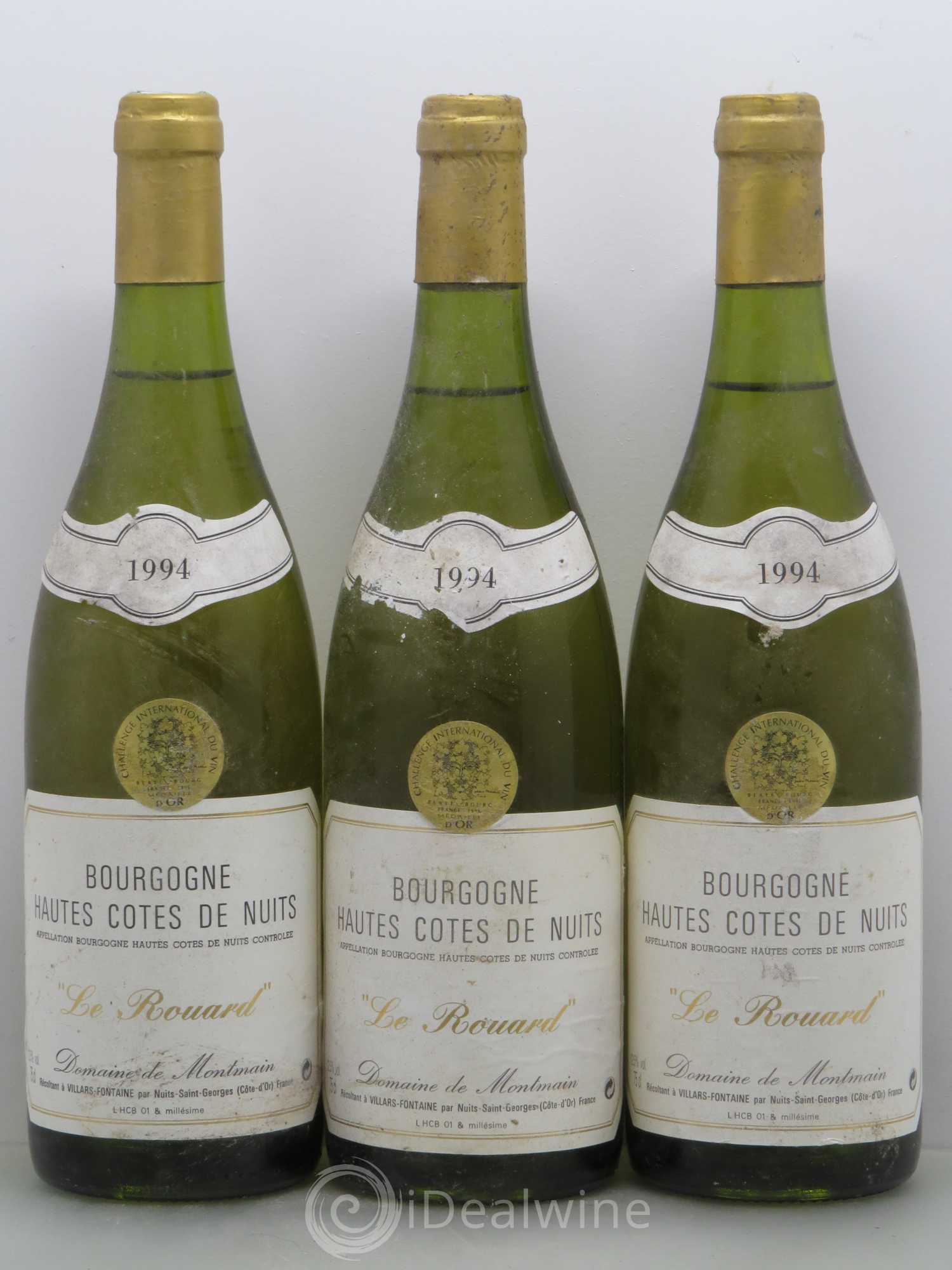 Hautes-Côtes de Nuits Le Rouard 1994 - Lot de 6 bouteilles - 1