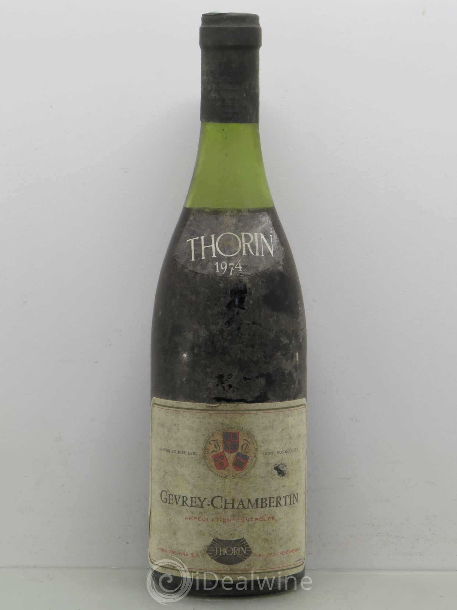Gevrey-Chambertin Thorin 1974 - Lot de 1 bouteille - 0