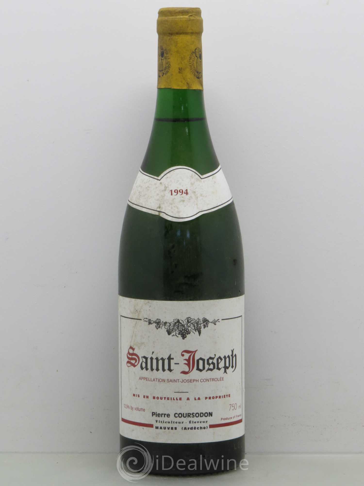 Saint-Joseph Pierre Coursodon 1994 - Posten von 1 Flasche - 0