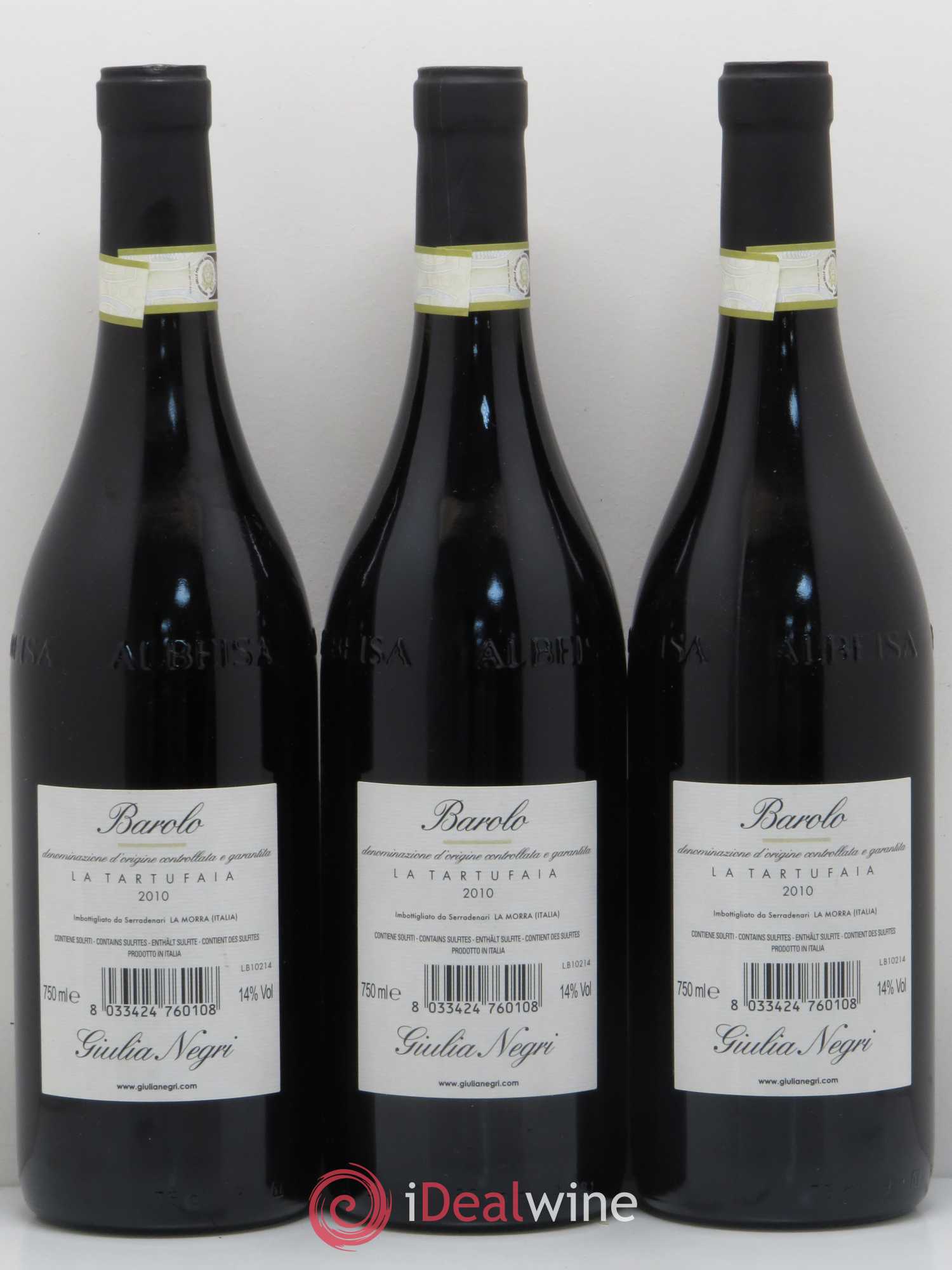 Barolo Tartufaia Giulia Negri 2010 - Posten von 3 Flaschen - 1