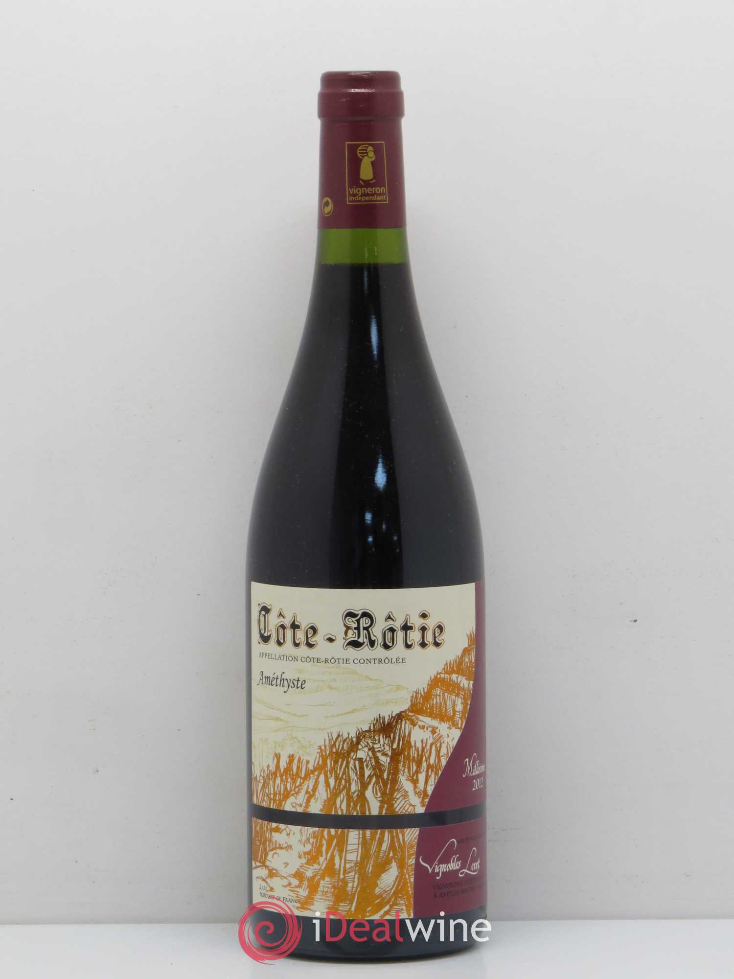 Côte-Rôtie Améthyste Vignobles Levet 2012 - Lot de 1 bouteille - 0