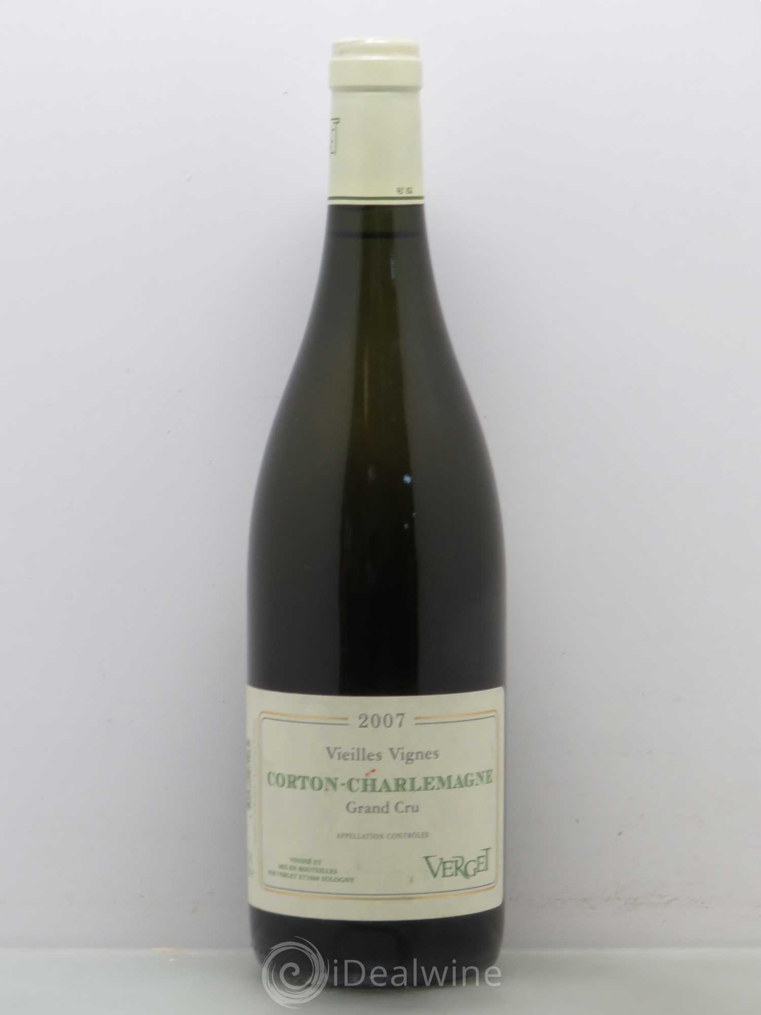 Corton-Charlemagne Grand Cru Vieilles vignes - Verget (sans prix de réserve) 2007 - Posten von 1 Flasche - 0