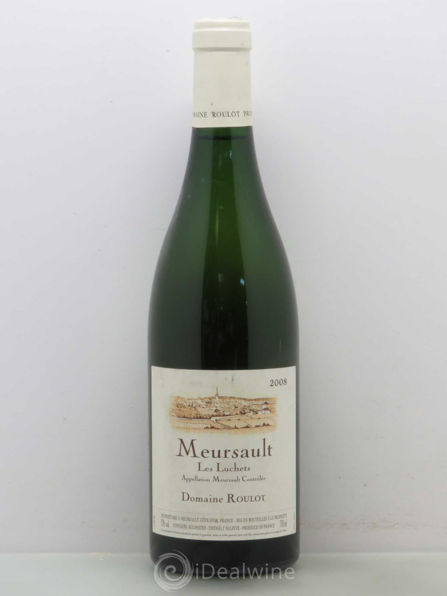 Meursault Luchets Roulot (Domaine) (sans prix de réserve) 2008 - Lot de 1 bouteille - 0