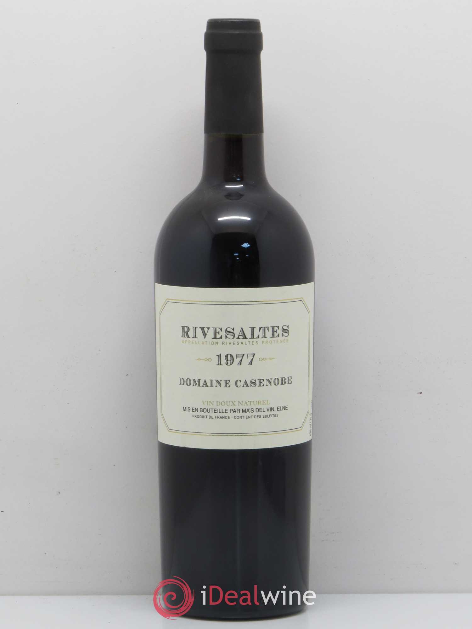 Rivesaltes Casenobe (Domaine) (sans prix de réserve) 1977 - Lot de 1 bouteille - 0