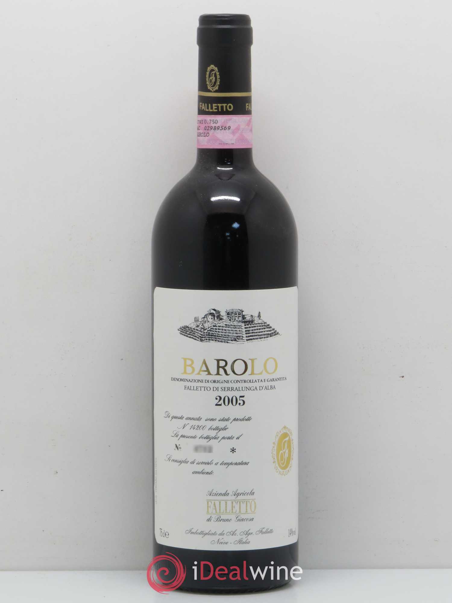Barolo Falleto (sans prix de réserve) 2005 - Posten von 1 Flasche - 0