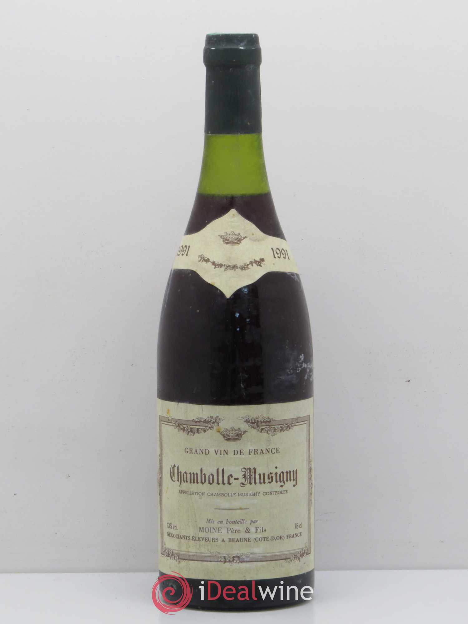 Chambolle-Musigny Moine Père & Fils (sans prix de réserve) 1991 - Posten von 1 Flasche - 0