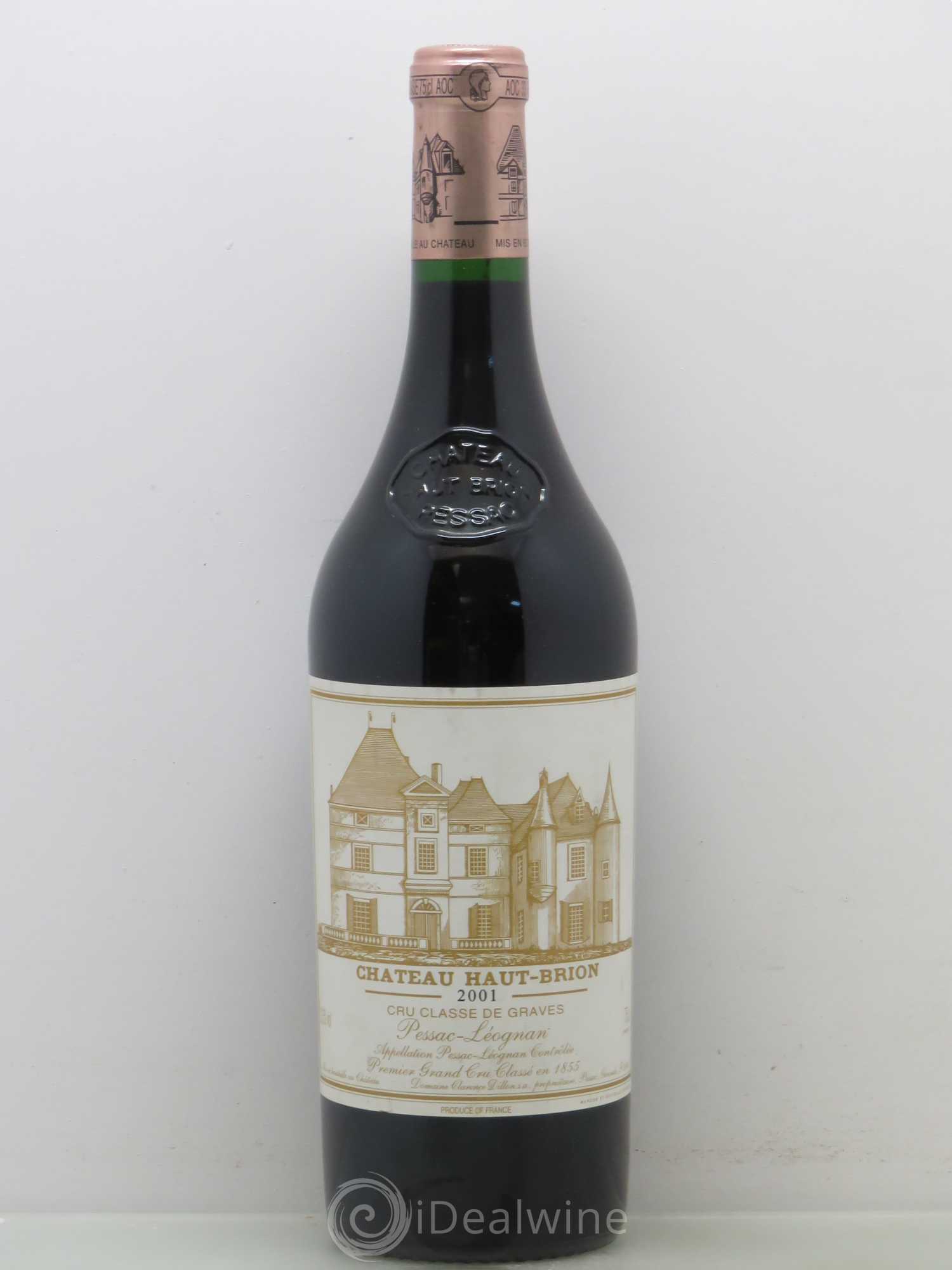 Château Haut Brion 1er Grand Cru Classé 2001 - Lot de 1 bouteille - 0