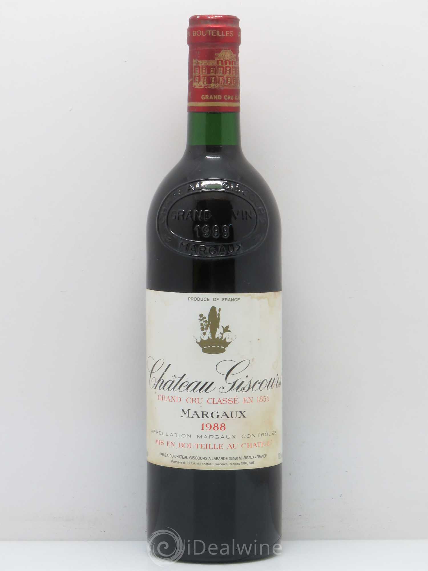 Château Giscours 3ème Grand Cru Classé 1988 - Lot de 1 bouteille - 0