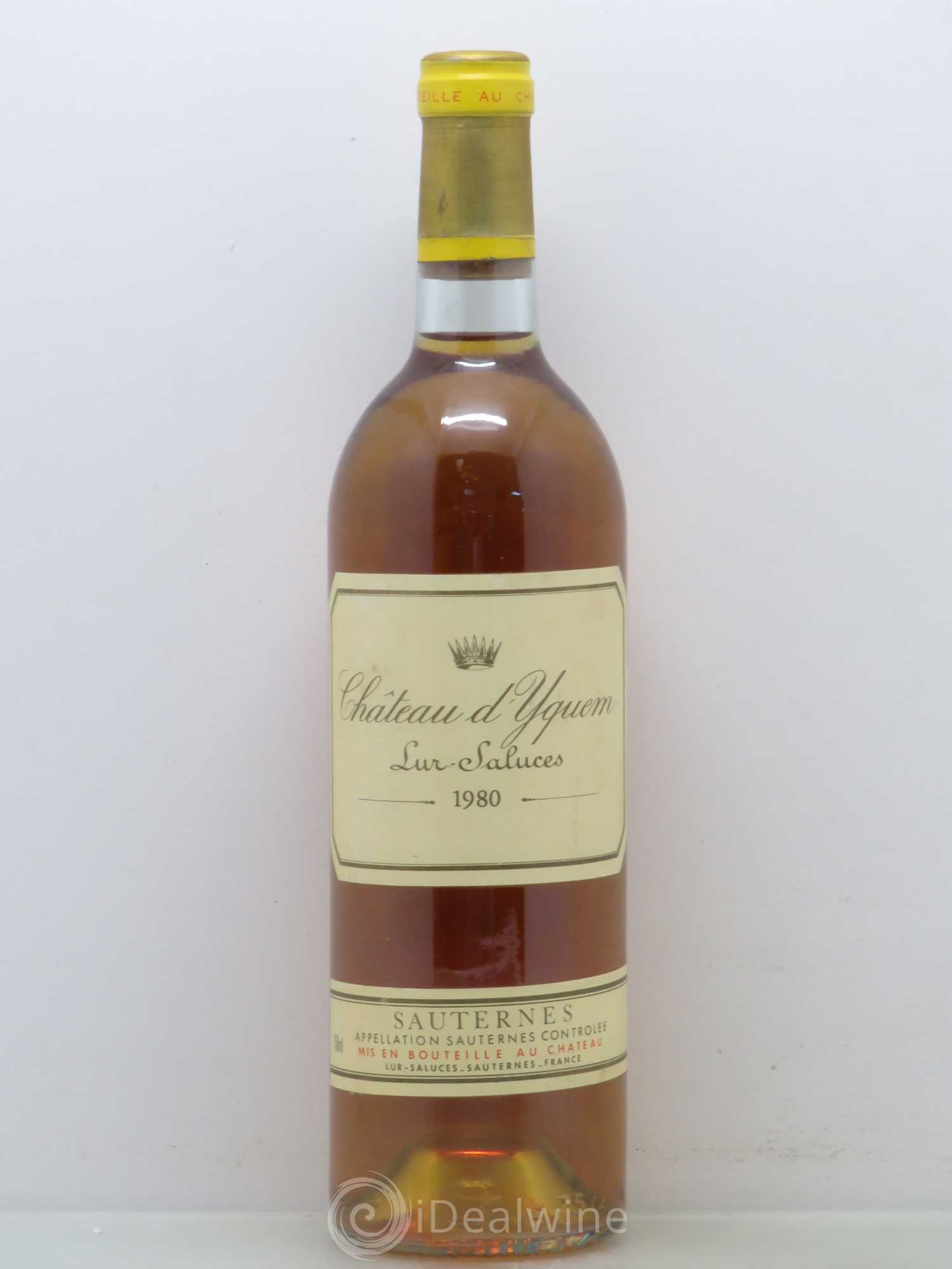 Château d' Yquem 1er Cru Classé Supérieur 1980 - Lot de 1 bouteille - 0