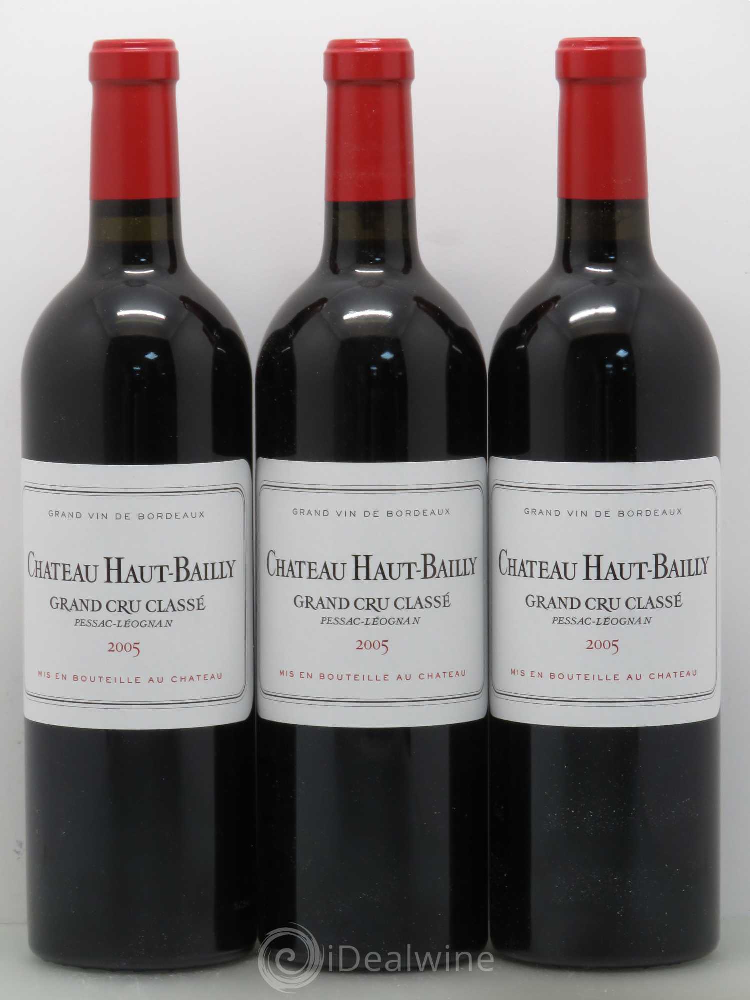 Château Haut-Bailly Cru Classé de Graves 2005 - Lot de 6 bouteilles - 1