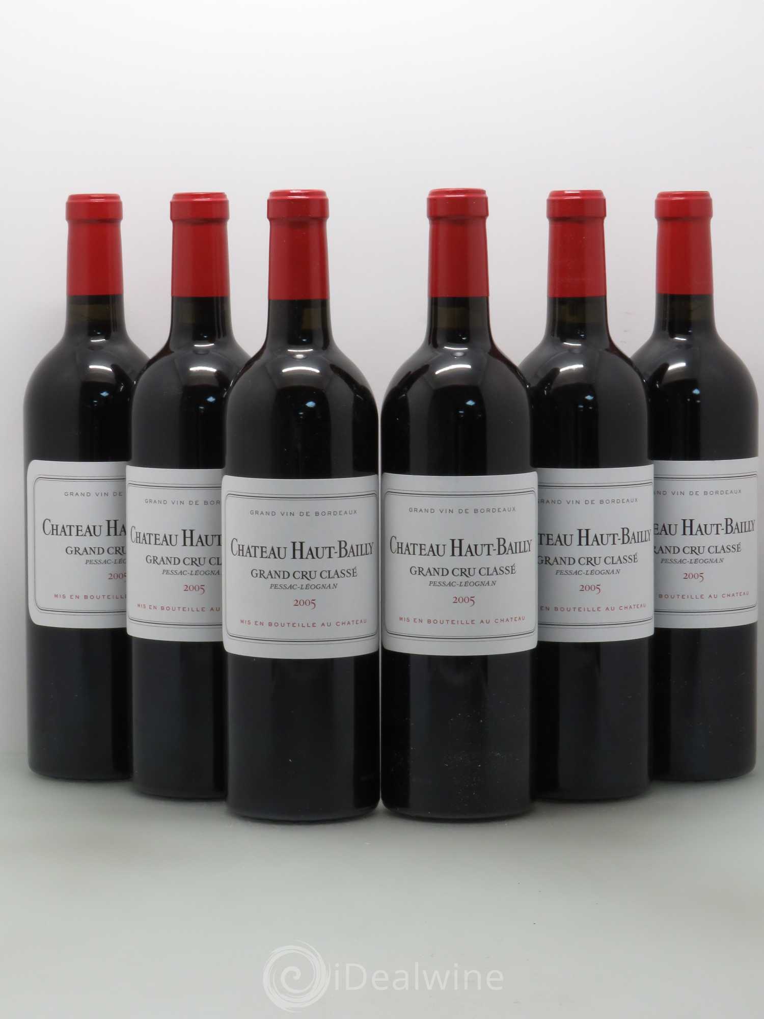 Château Haut-Bailly Cru Classé de Graves 2005 - Lot de 6 bouteilles - 0