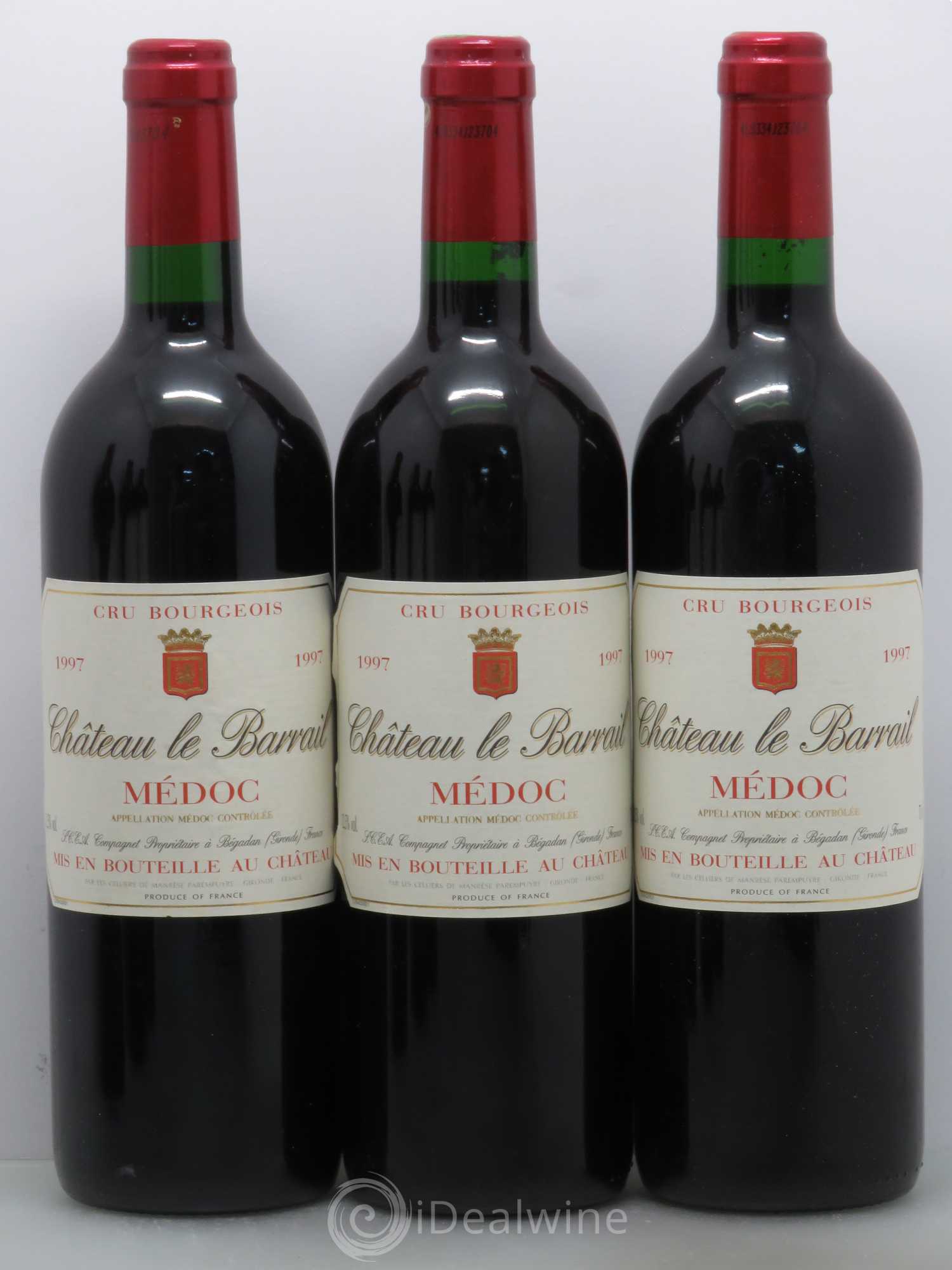 Médoc Château le Barrail Cru Bourgeois (sans prix de réserve) 1997 - Posten von 6 Flaschen - 1