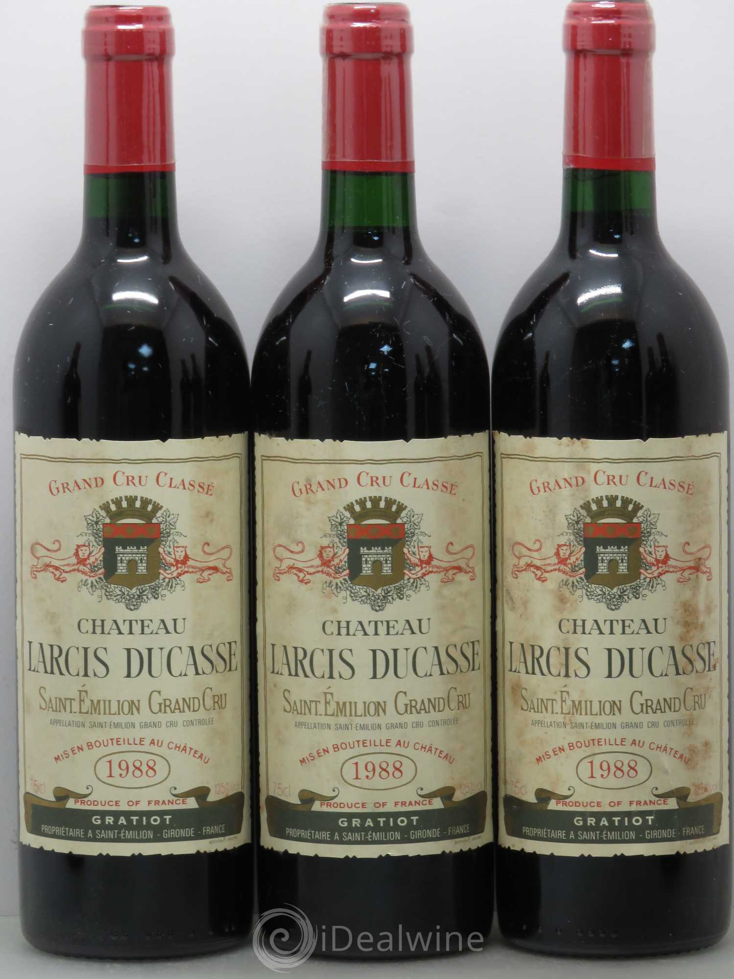Château Larcis Ducasse 1er Grand Cru Classé B 1988 - Lot de 12 bouteilles - 3