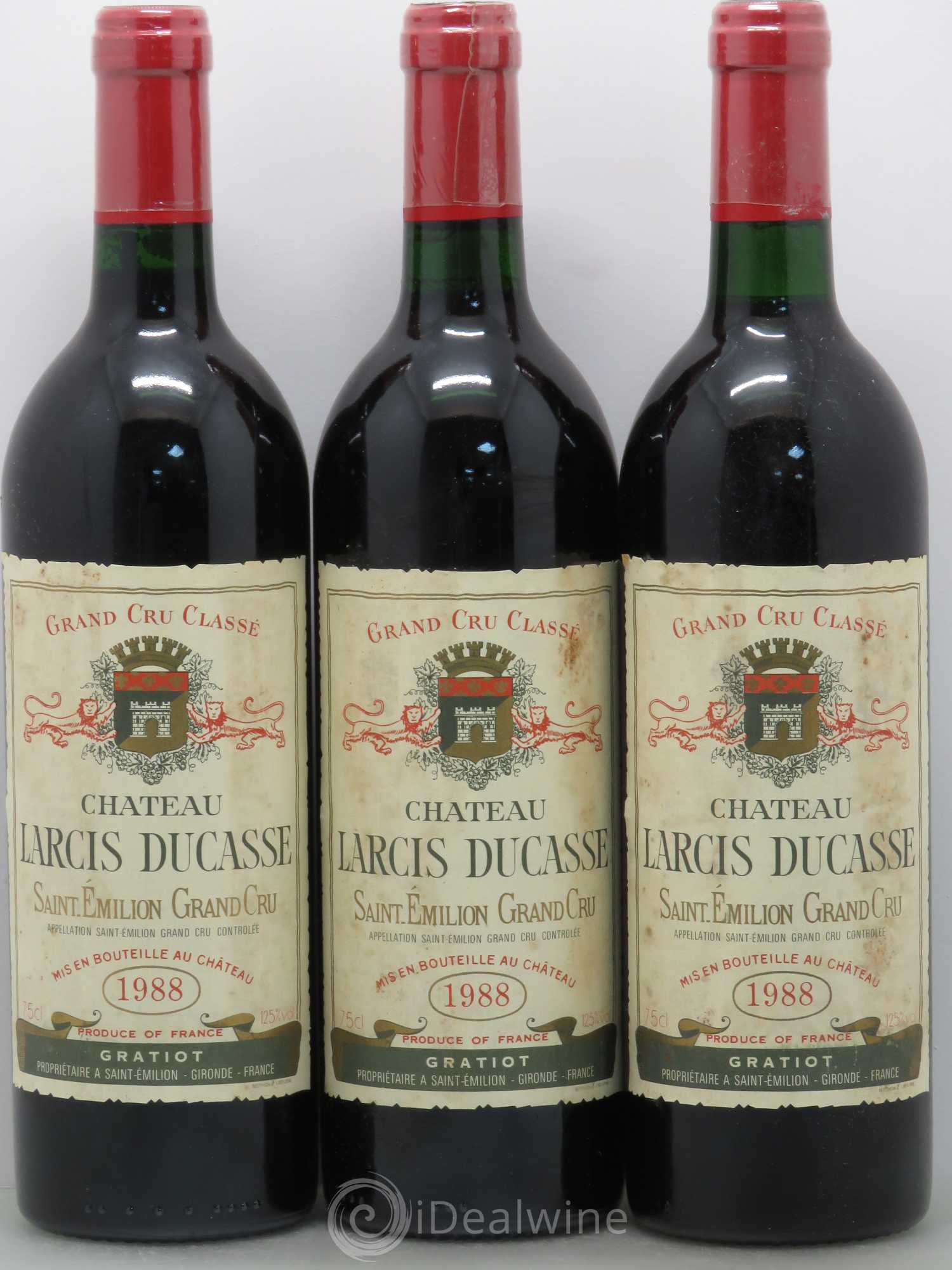 Château Larcis Ducasse 1er Grand Cru Classé B 1988 - Lot de 12 bouteilles - 4