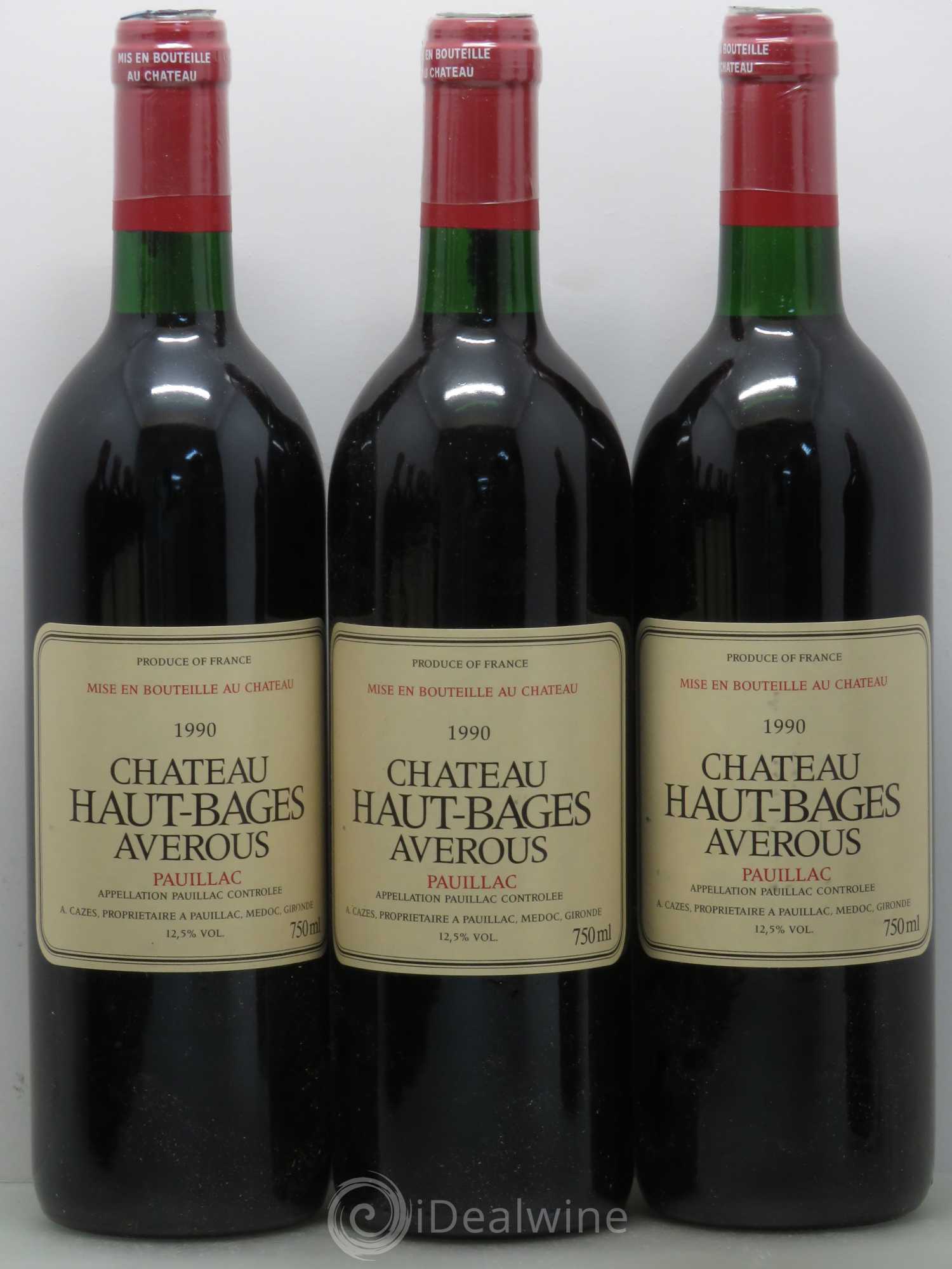 Château Haut Bages Averous Cru Bourgeois 1990 - Lot de 12 bouteilles - 2