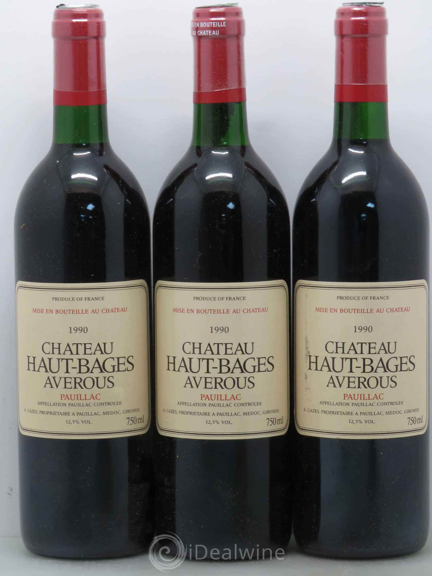 Château Haut Bages Averous Cru Bourgeois 1990 - Lot de 12 bouteilles - 4