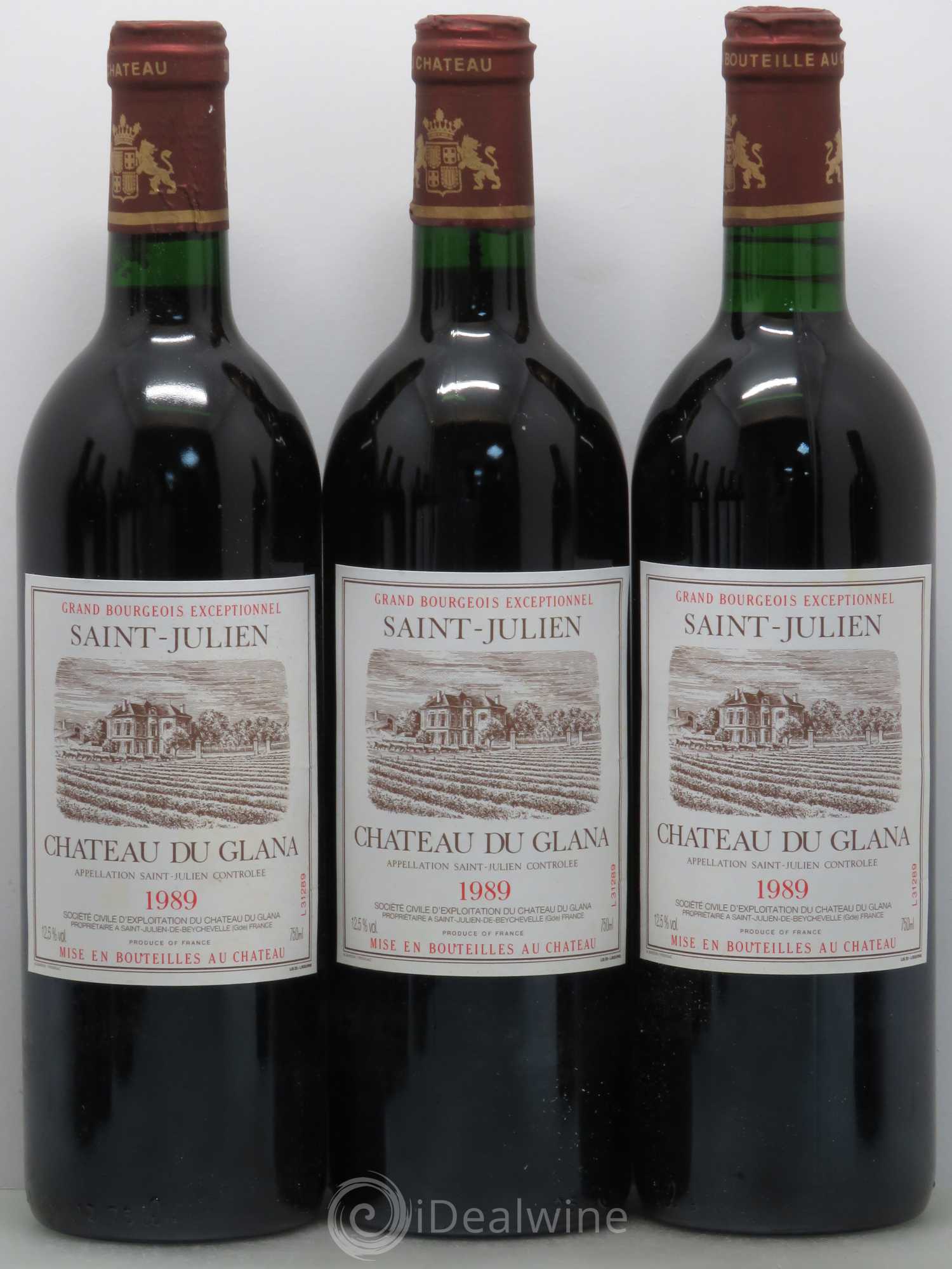 Château du Glana 1989 - Lot de 12 bouteilles - 2