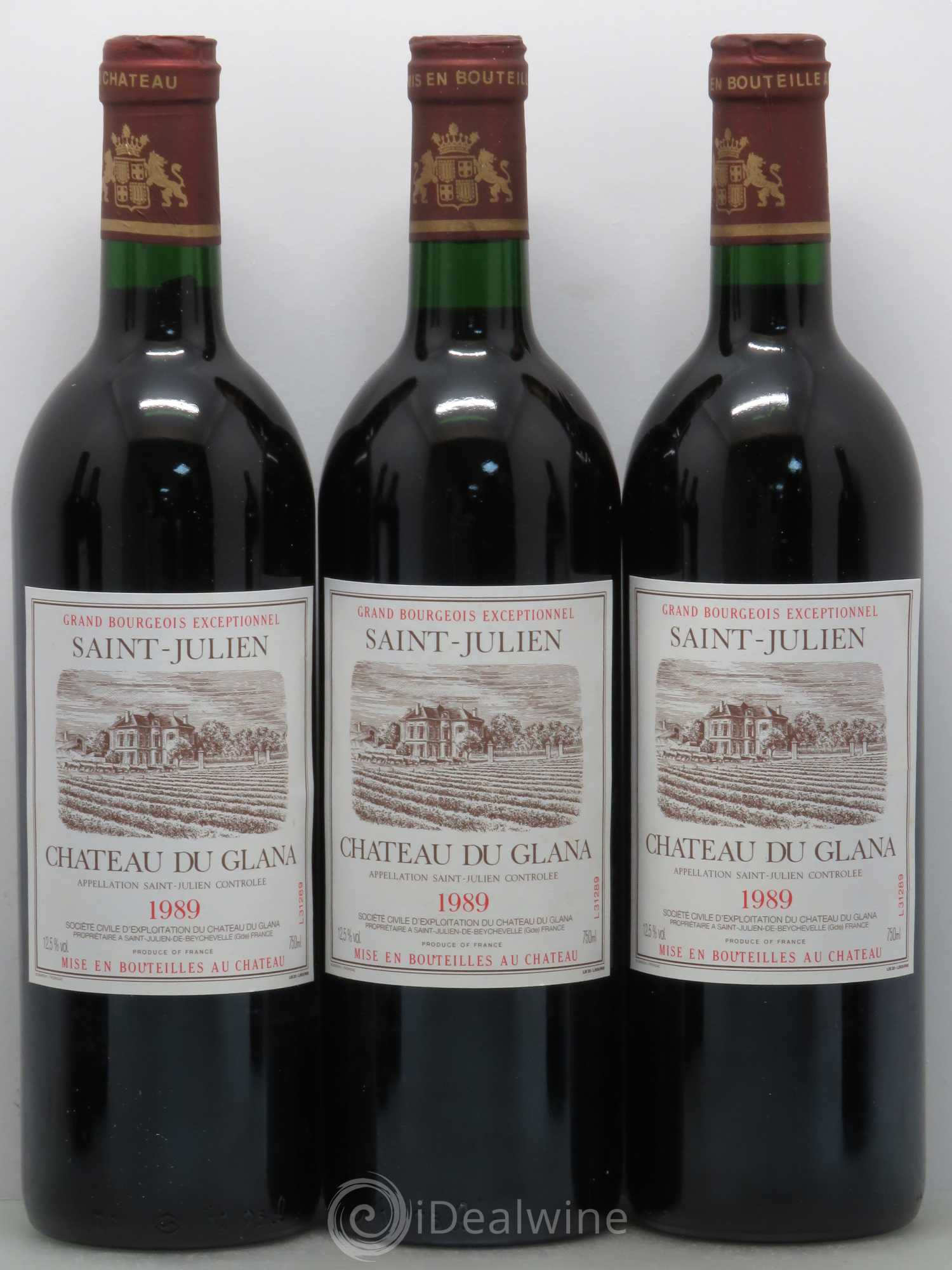 Château du Glana 1989 - Lot de 12 bouteilles - 3