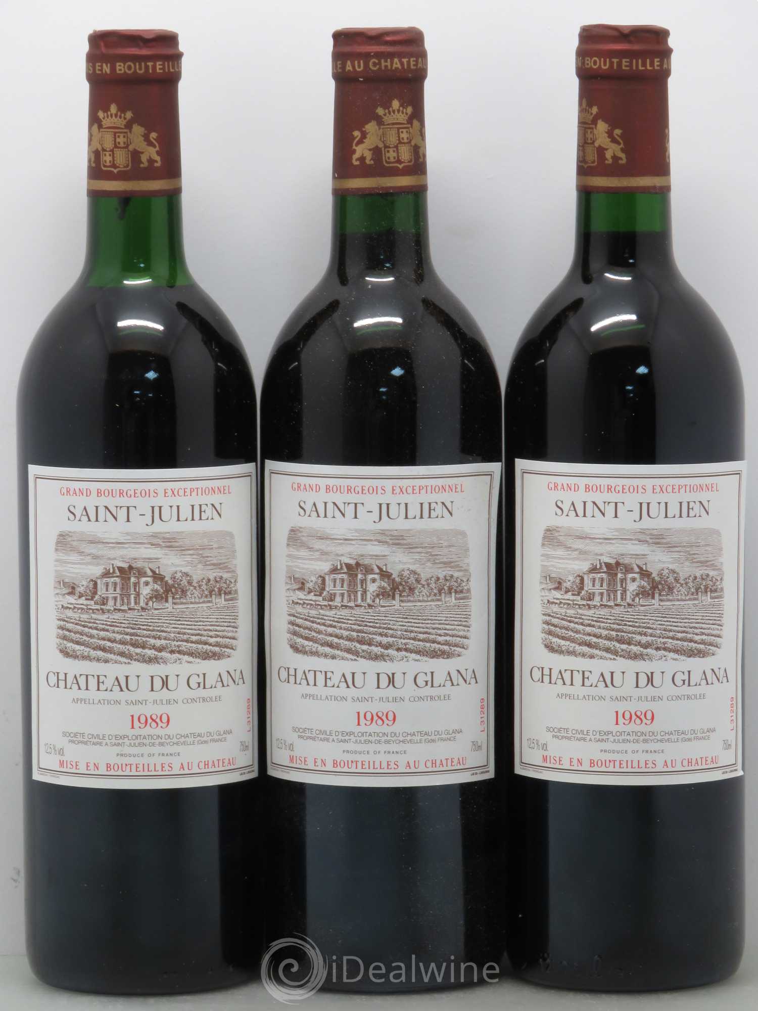 Château du Glana 1989 - Lot de 12 bouteilles - 4