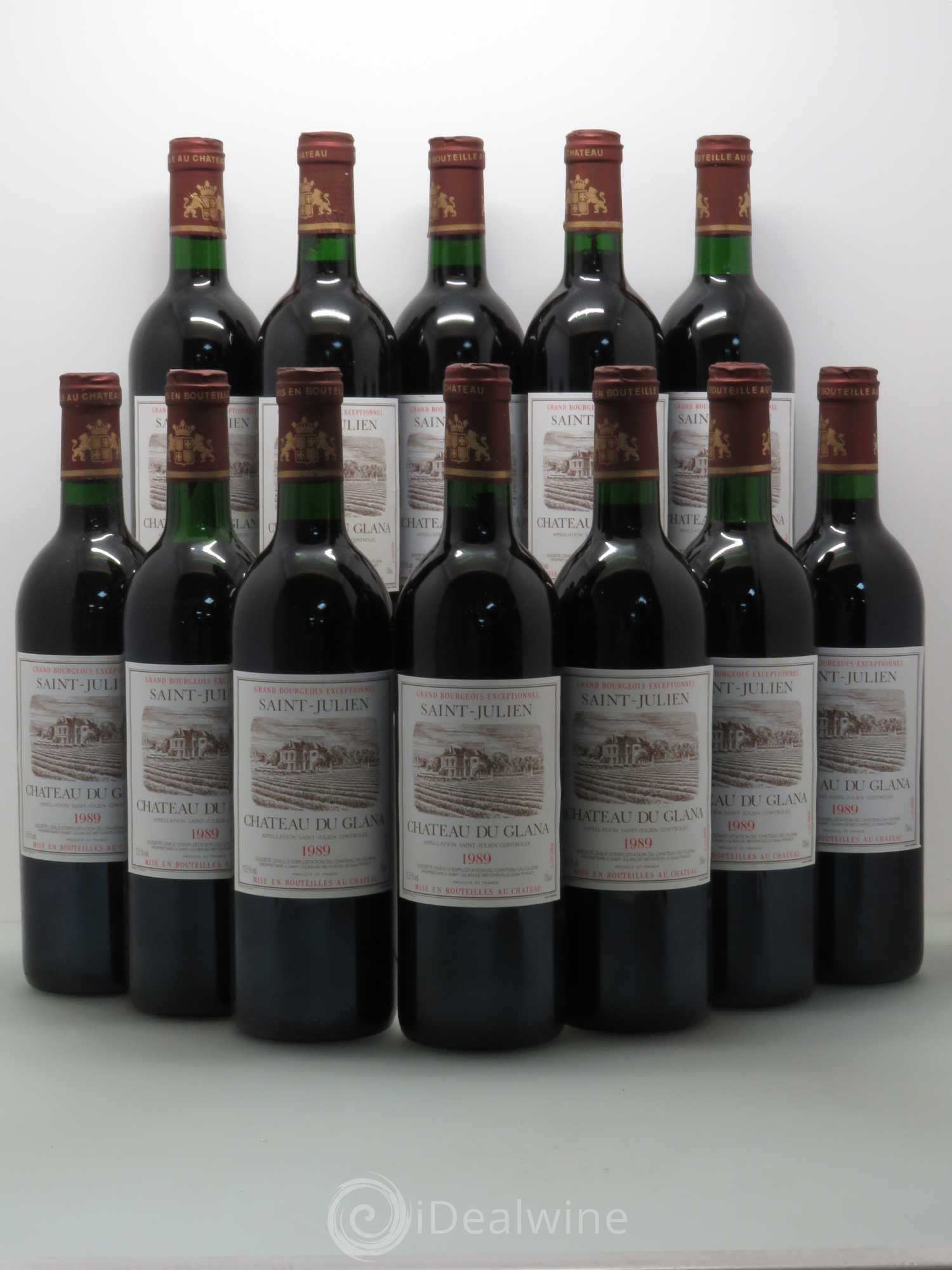Château du Glana 1989 - Lot de 12 bouteilles - 0