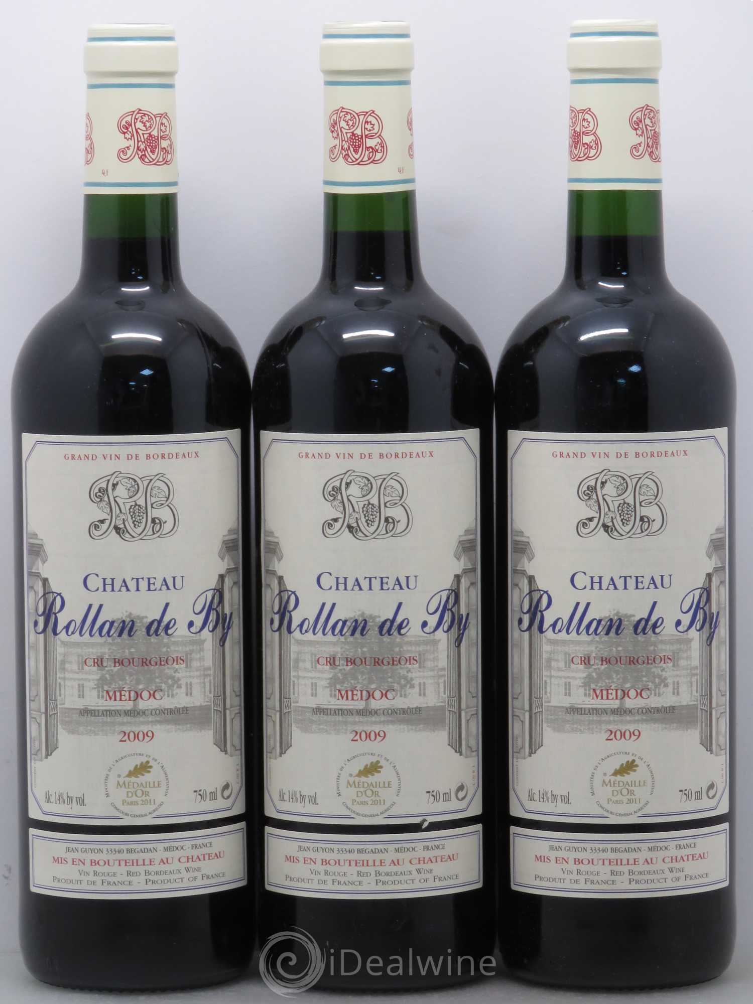 Château Rollan de By Cru Bourgeois 2009 - Lot de 12 bouteilles - 1