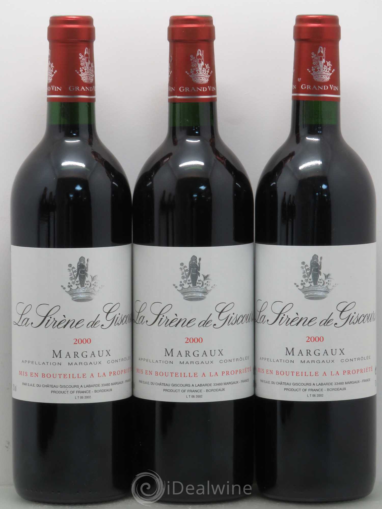 La Sirène de Giscours 2000 - Lot de 6 bouteilles - 1