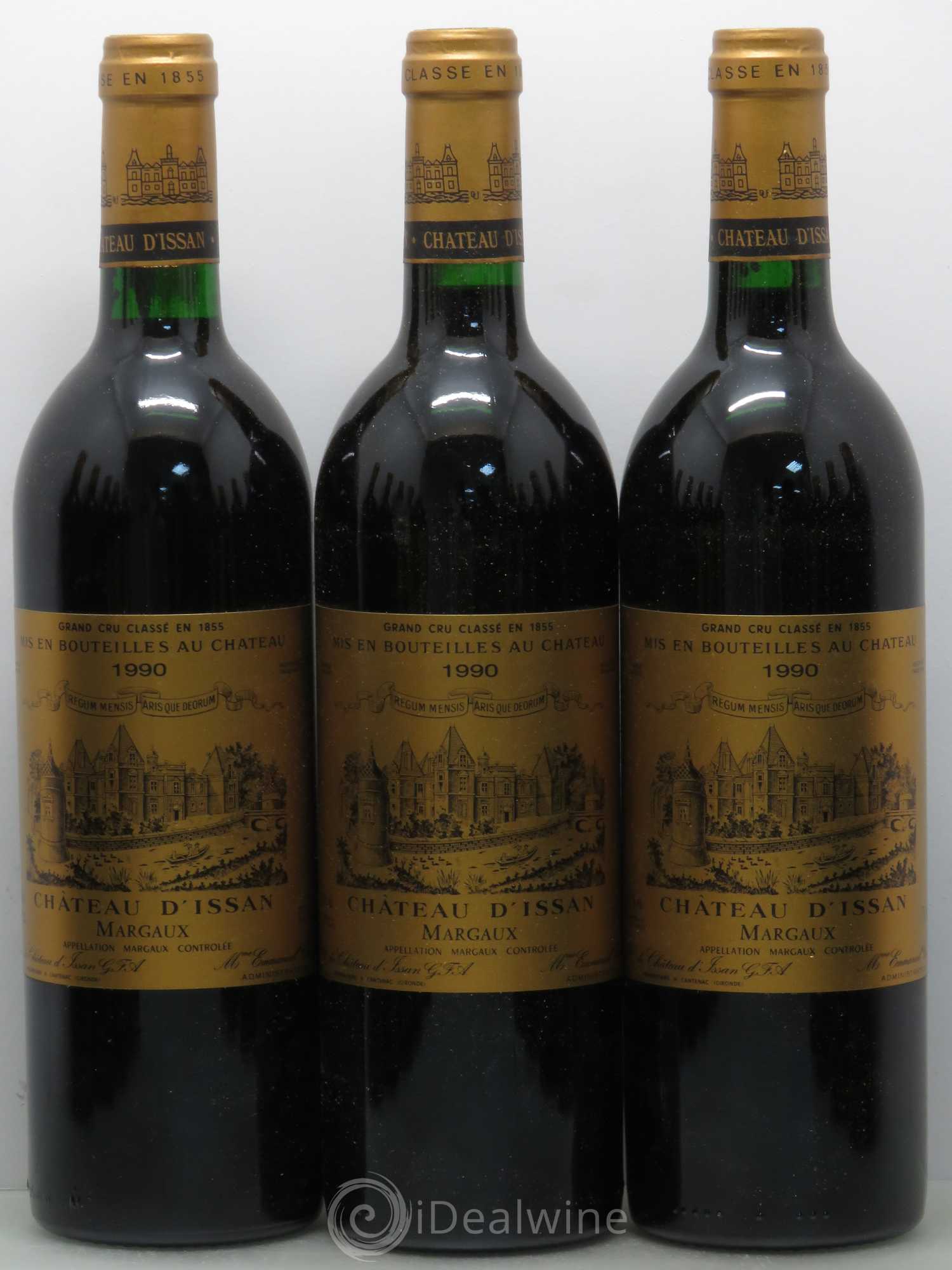Château d'Issan 3ème Grand Cru Classé 1990 - Lot de 12 bouteilles - 1