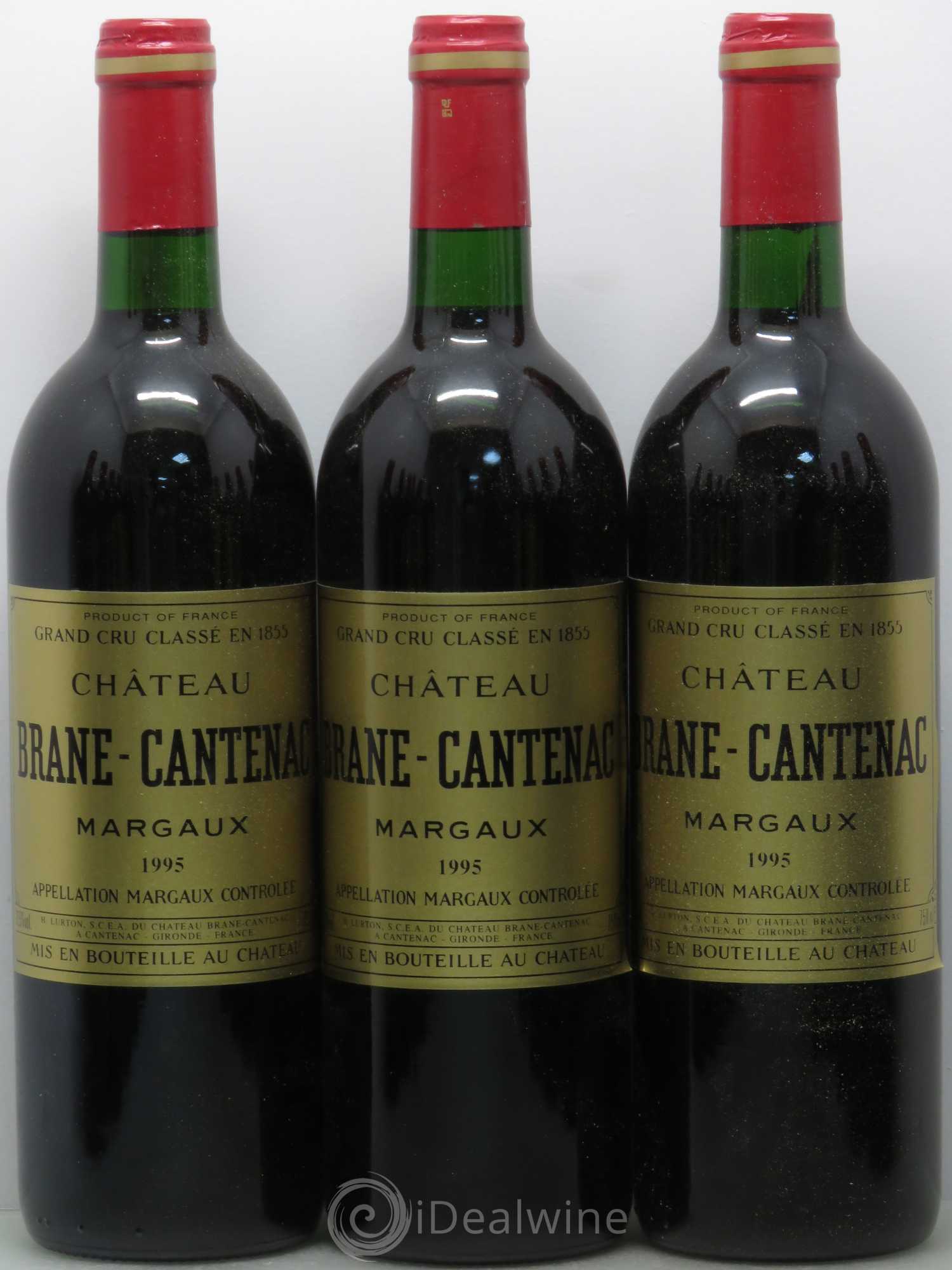 Château Brane Cantenac 2ème Grand Cru Classé 1995 - Lot de 12 bouteilles - 1