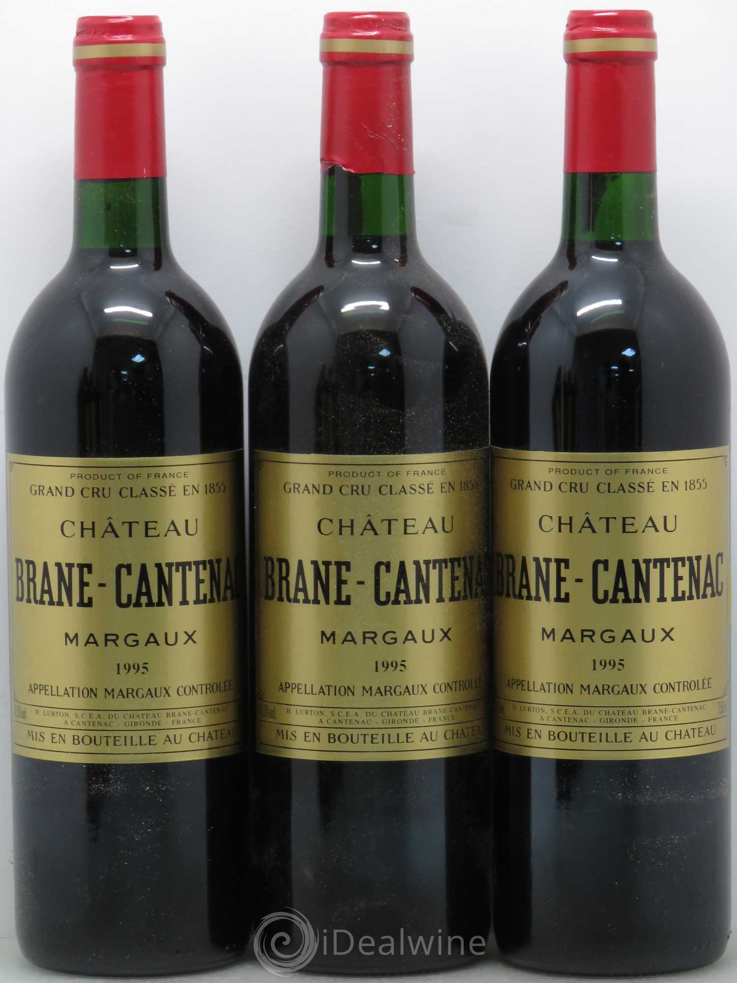 Château Brane Cantenac 2ème Grand Cru Classé 1995 - Lot de 12 bouteilles - 3