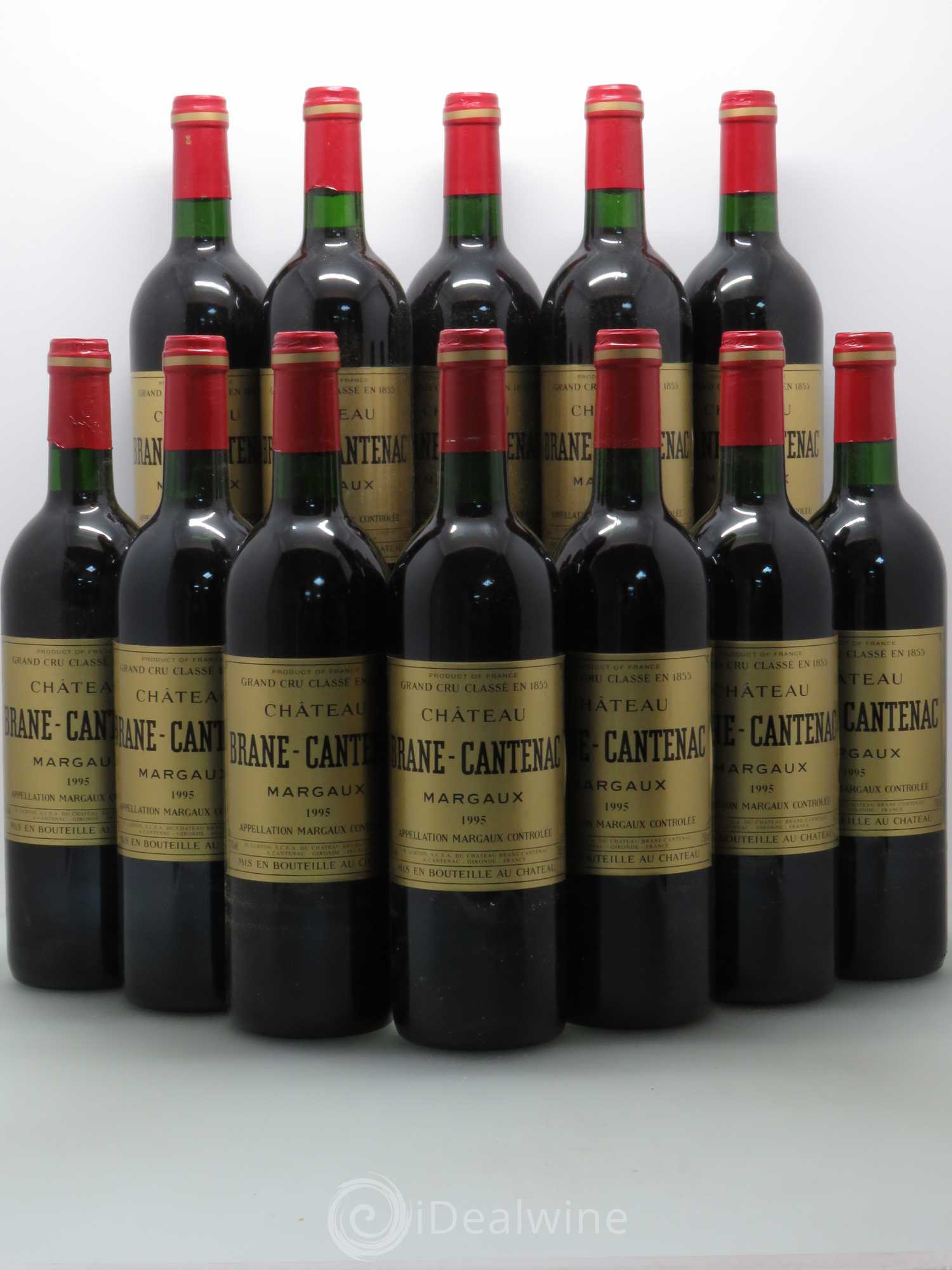 Château Brane Cantenac 2ème Grand Cru Classé 1995 - Lot de 12 bouteilles - 0
